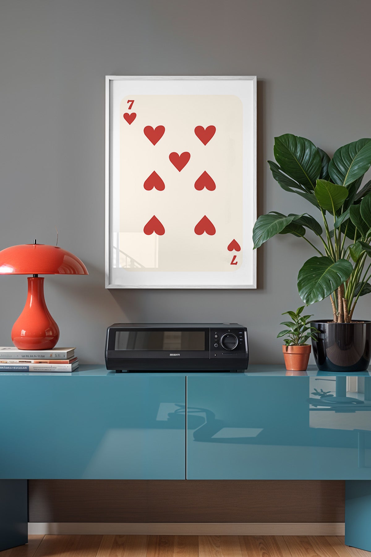 Lucky You Serisi Beyaz Çerçeveli Poster, Tablo Duvar Dekoru No:76
