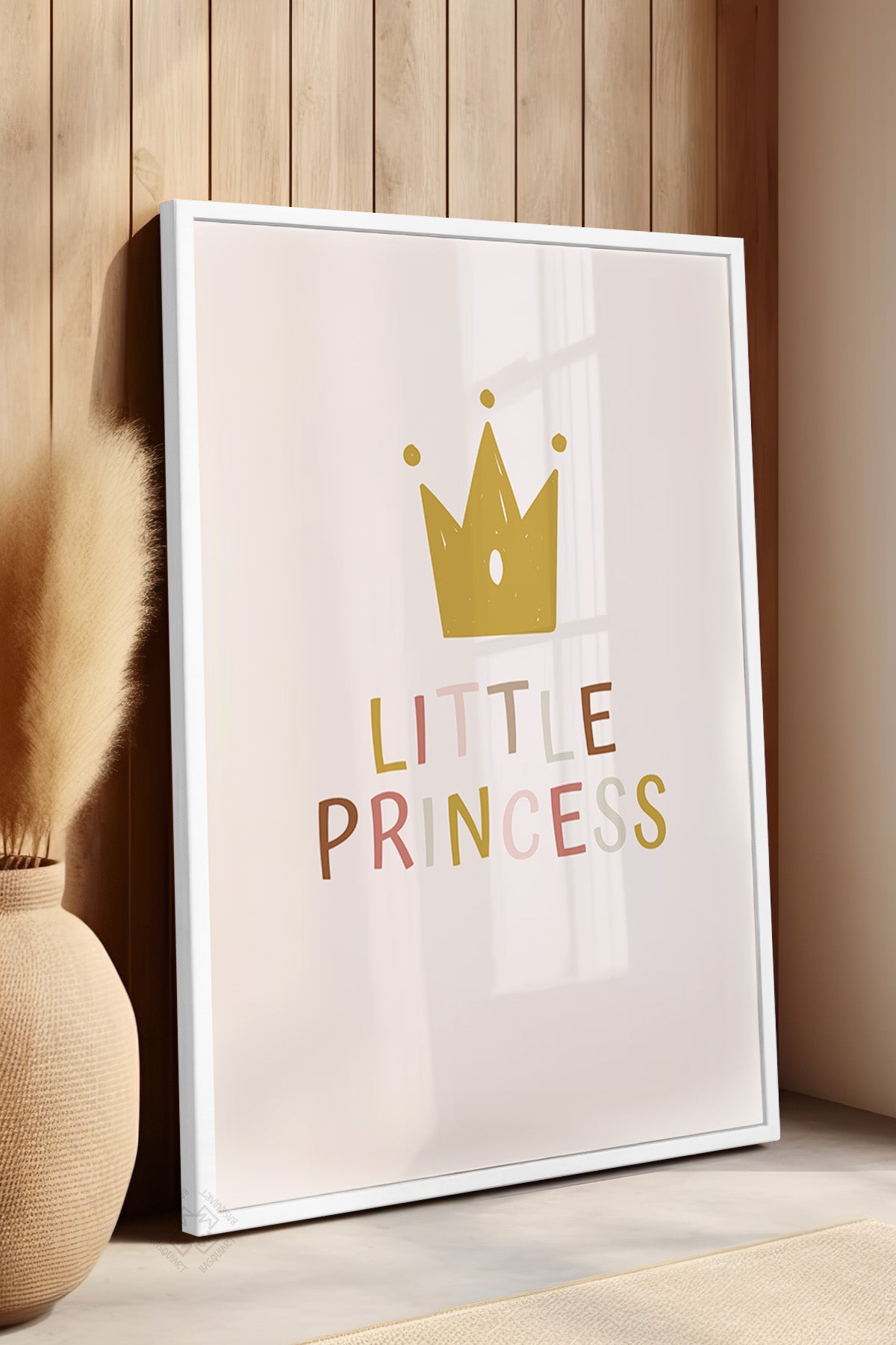 Çocuk Odası, Bebek Odası Beyaz Çerçeveli Poster, Tablo No:31