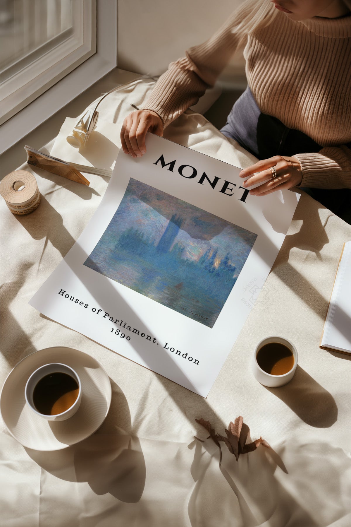 Claude Monet Serisi Poster, Duvar Dekoru No:3