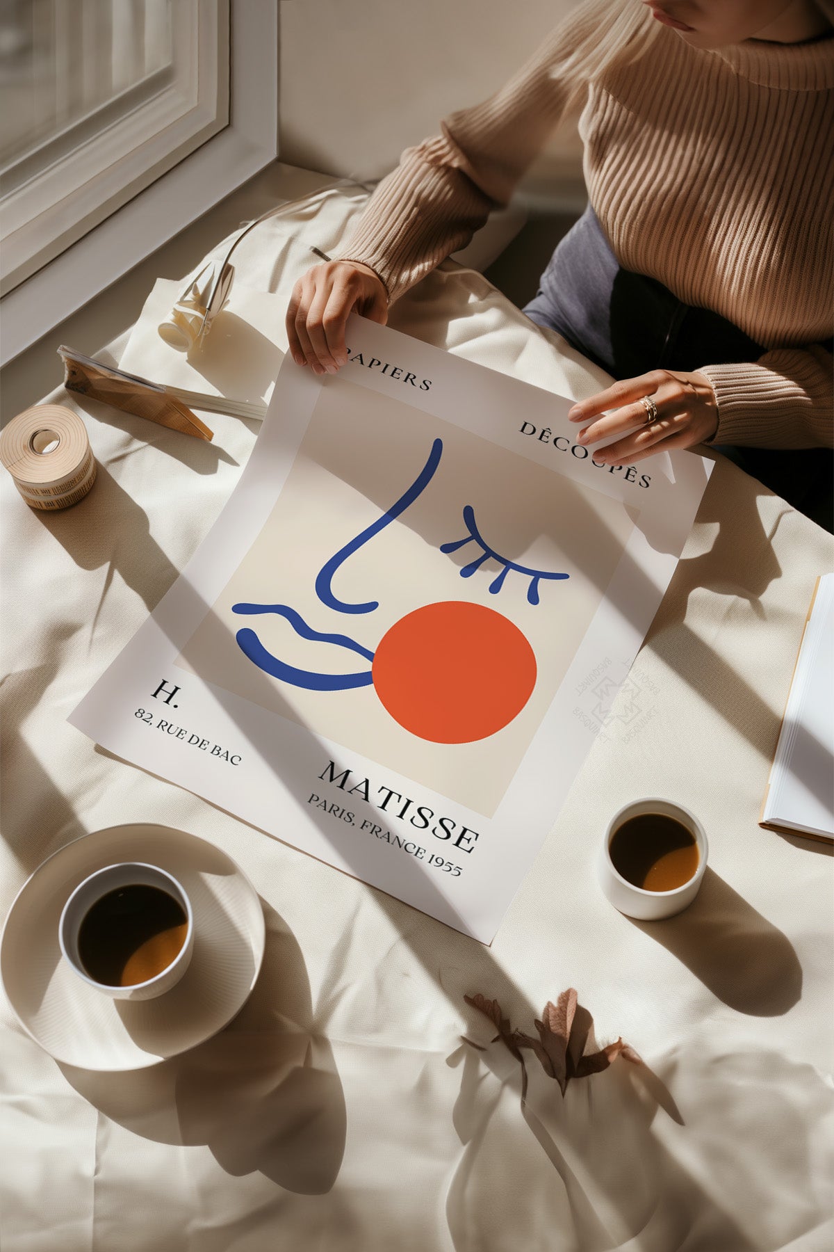Mavi Matisse 2'li Poster Seti, Duvar Dekoru No:27