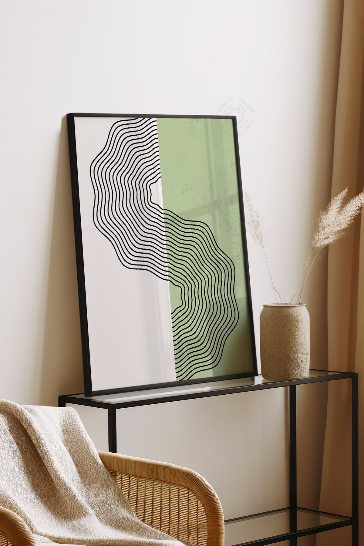 Bohemian Serisi Siyah Çerçeveli Poster, Tablo No:47