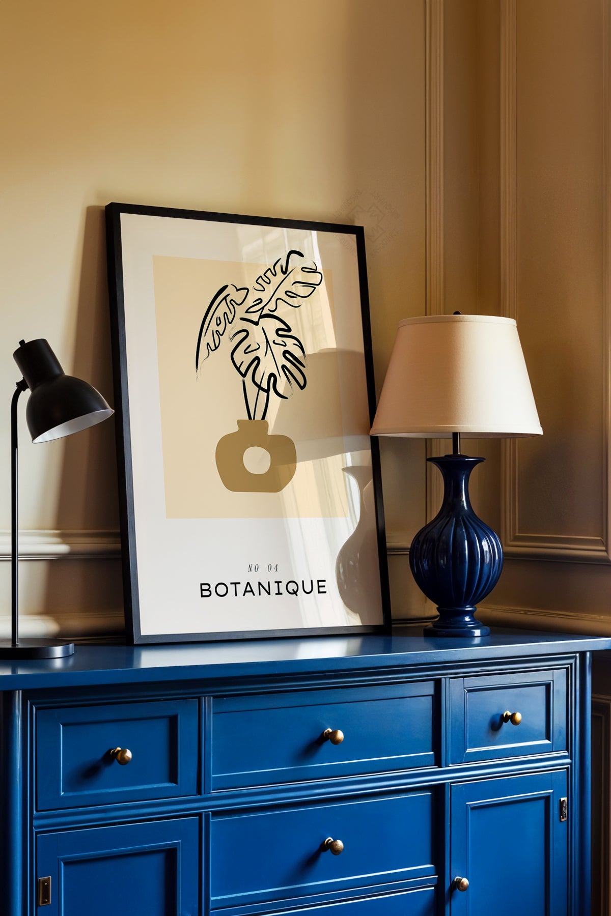 Bohemian Serisi Siyah Çerçeveli Poster, Tablo No:122