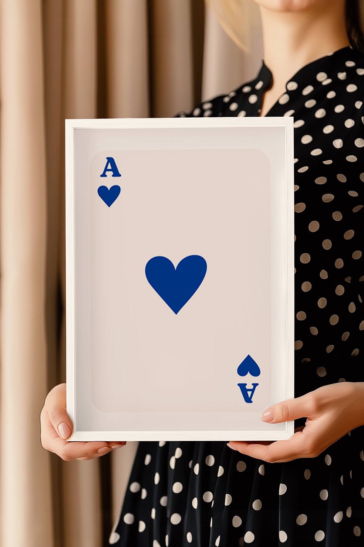 Lucky You Serisi Beyaz Çerçeveli Poster, Tablo Duvar Dekoru No:34