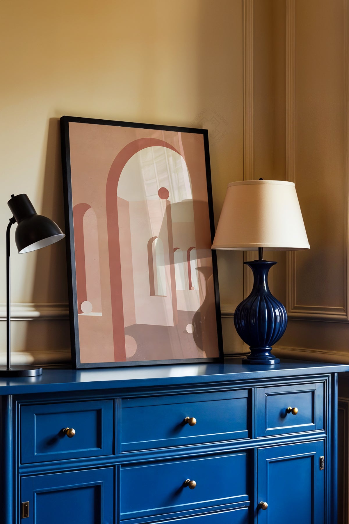Bohemian Serisi Siyah Çerçeveli Poster, Tablo No:30