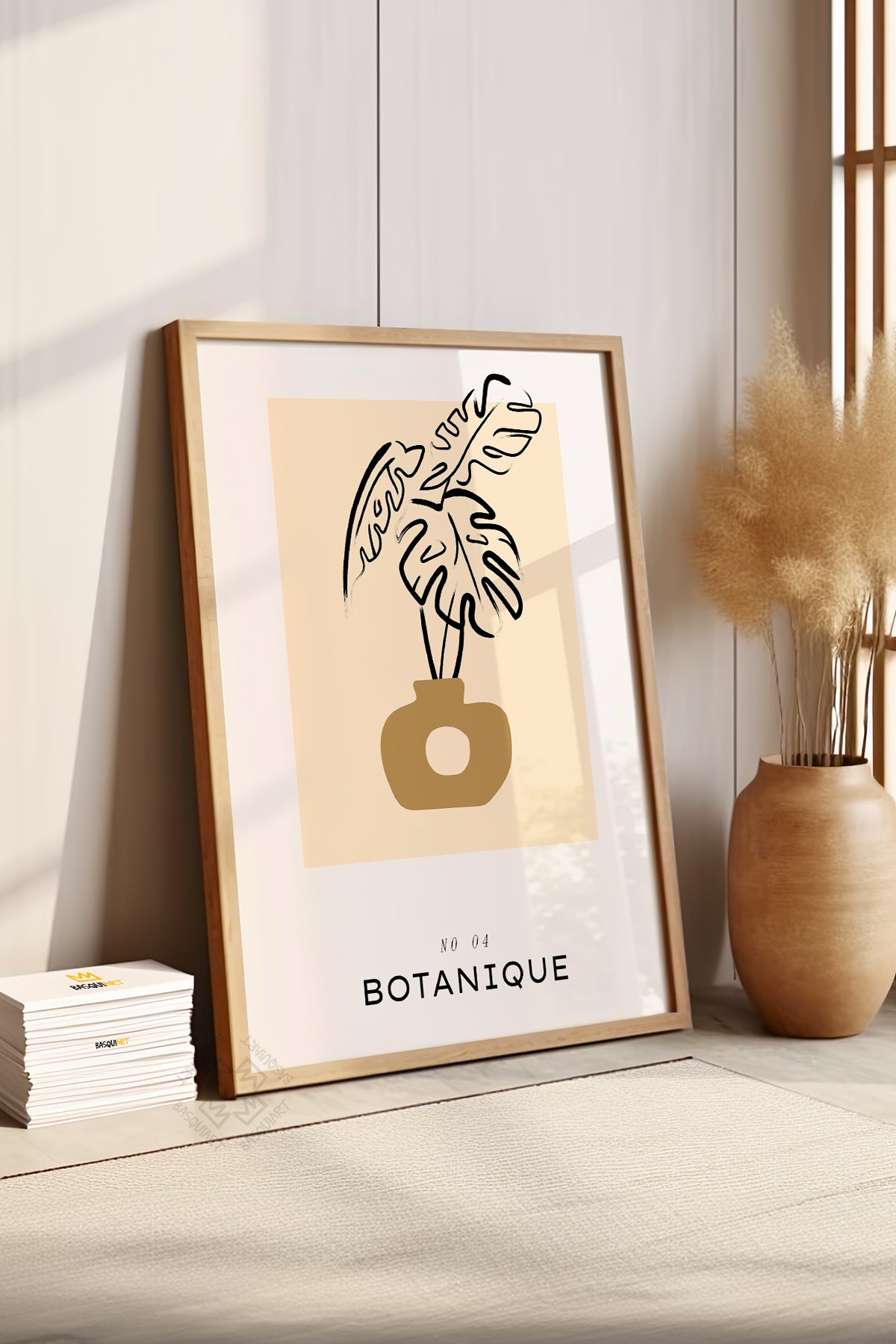 Bohemian Serisi Ahşap Çerçeveli Poster, Tablo No:122
