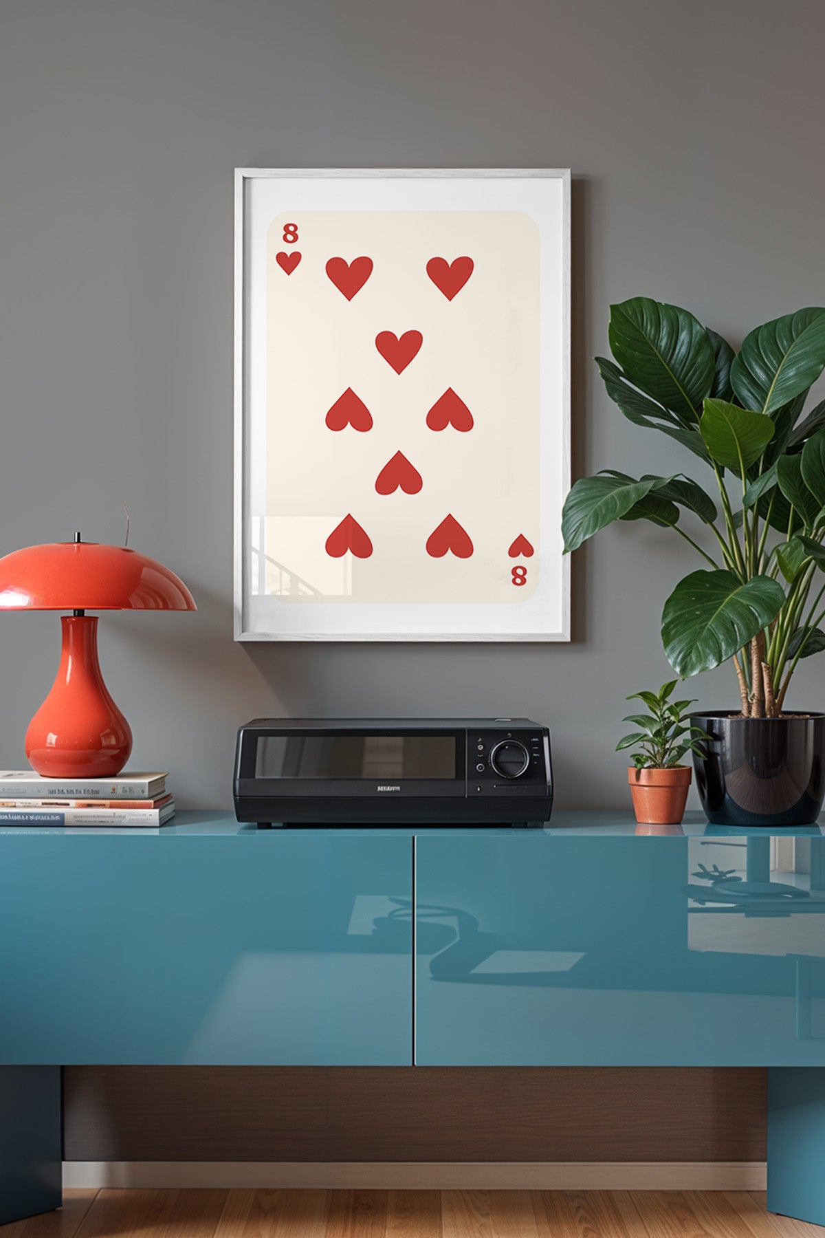 Lucky You Serisi Beyaz Çerçeveli Poster, Tablo Duvar Dekoru No:77
