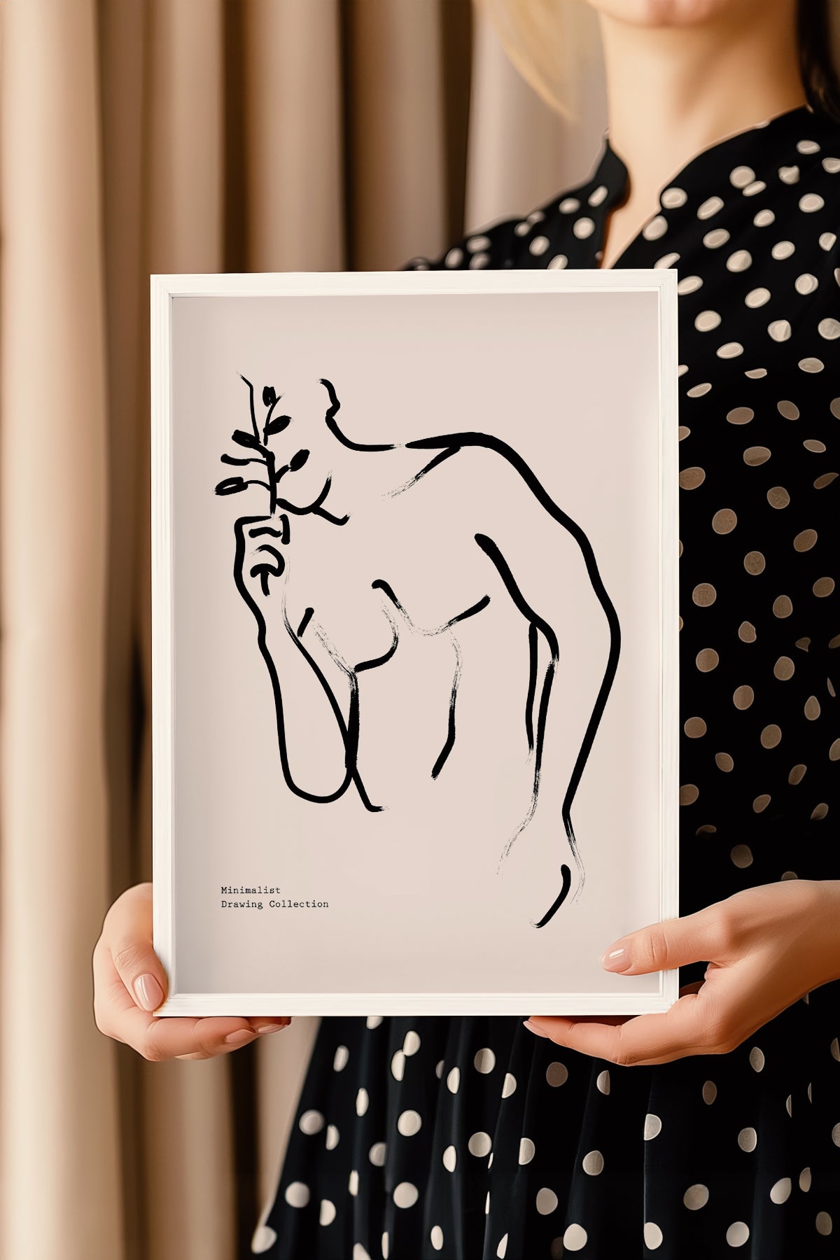 Bohemian Serisi Beyaz Çerçeveli Poster, Tablo No:95