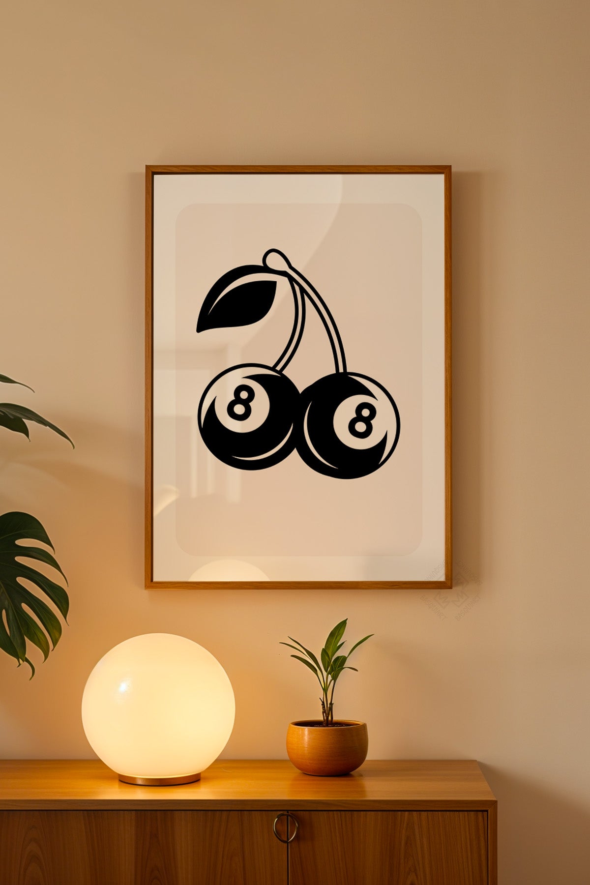 Lucky You Serisi Ahşap Çerçeveli Poster, Tablo Duvar Dekoru No:114