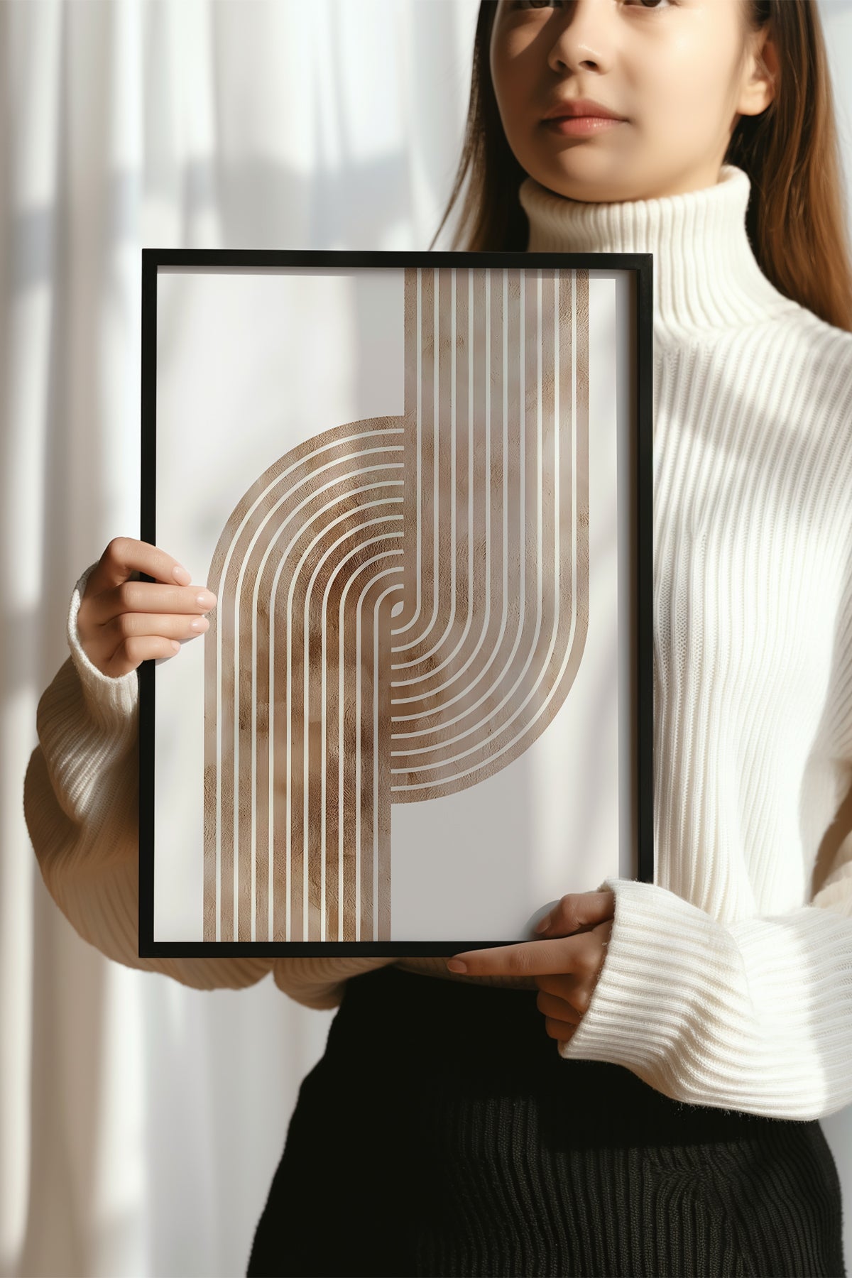 Bohemian Serisi Siyah Çerçeveli Poster, Tablo No:37