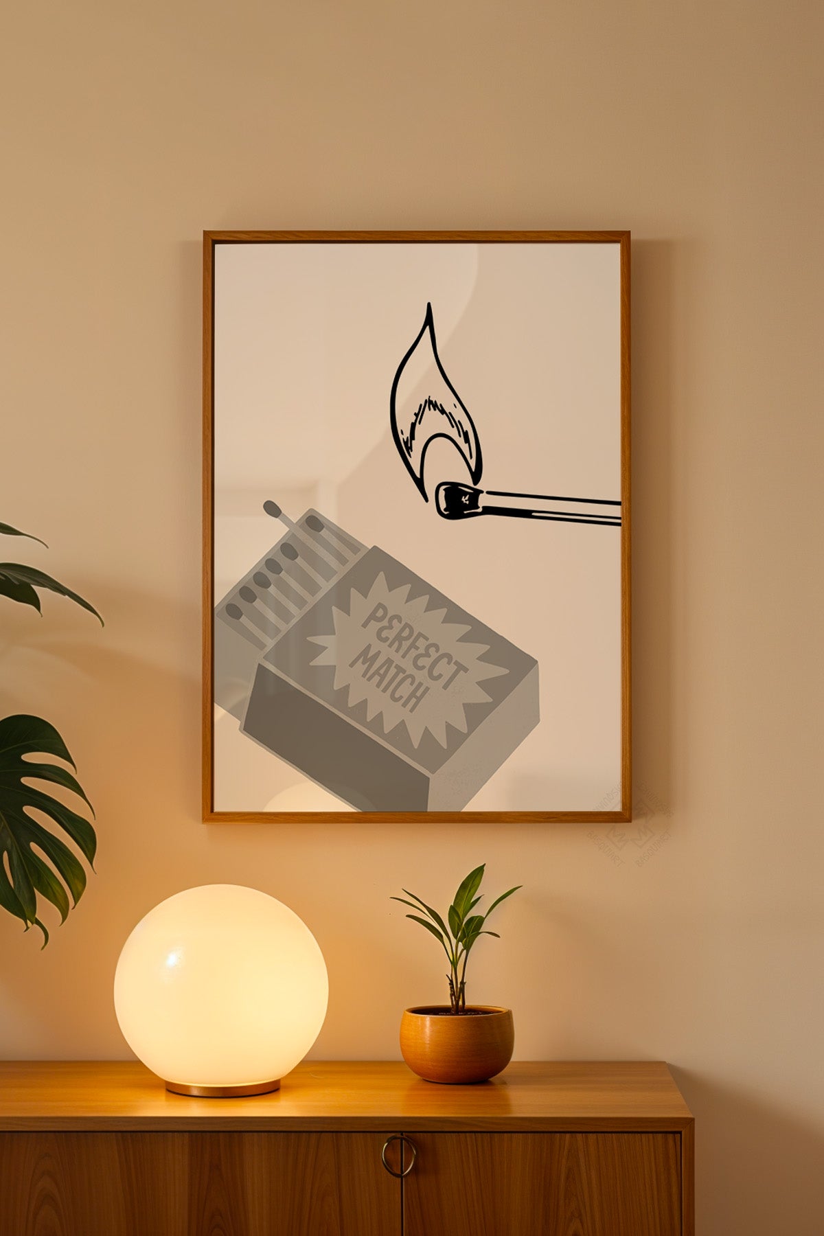 Lucky You Serisi Ahşap Çerçeveli Poster, Tablo Duvar Dekoru No:106