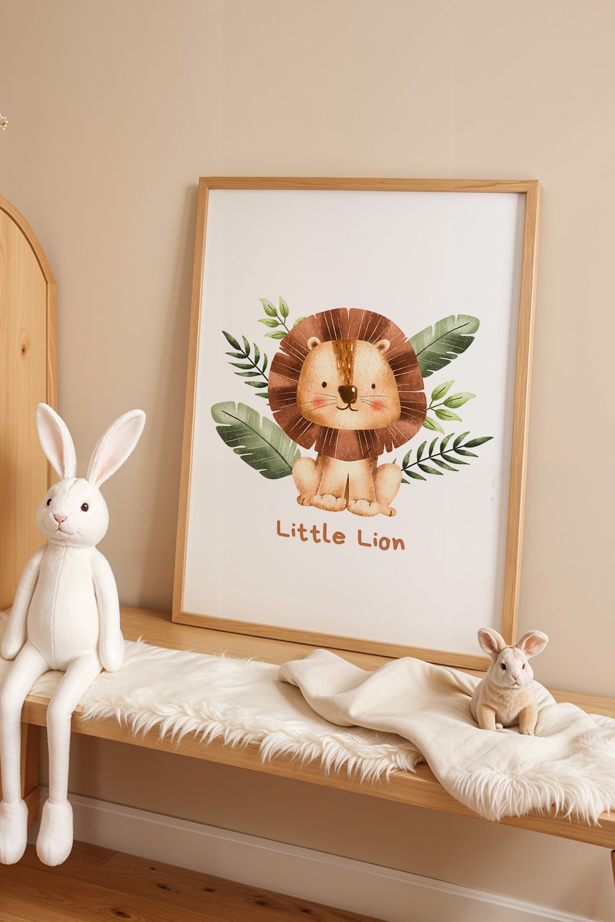 Çocuk Odası, Bebek Odası Ahşap Çerçeveli Poster, Tablo No:97