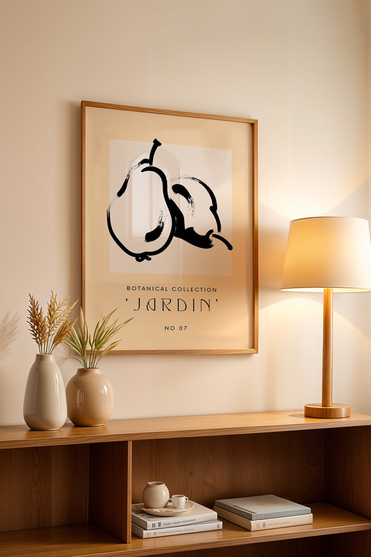 Bohemian Serisi Ahşap Çerçeveli Poster, Tablo No:118