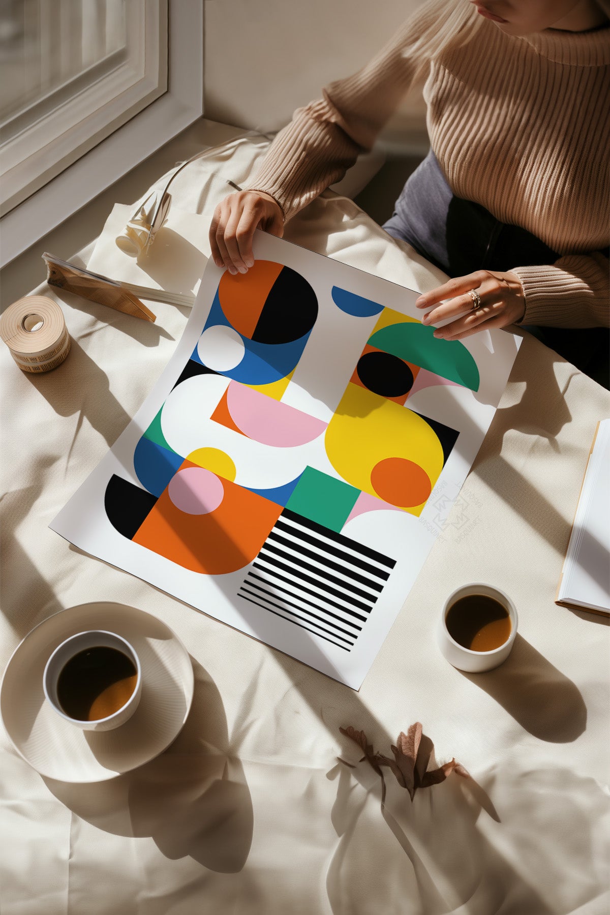 Bauhaus Serisi Poster, Duvar Dekoru No:11