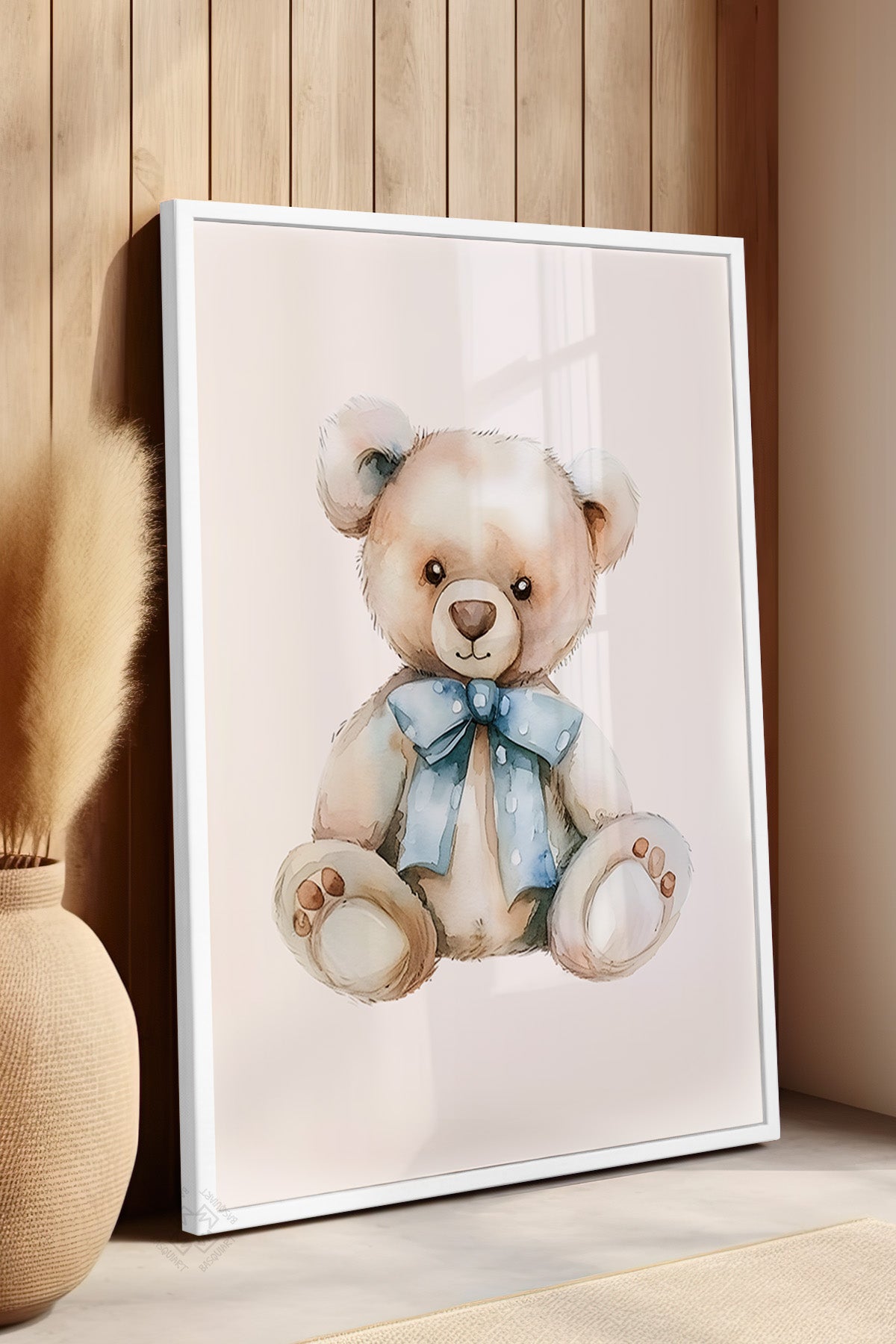 Çocuk Odası, Bebek Odası Beyaz Çerçeveli Poster, Tablo No:59