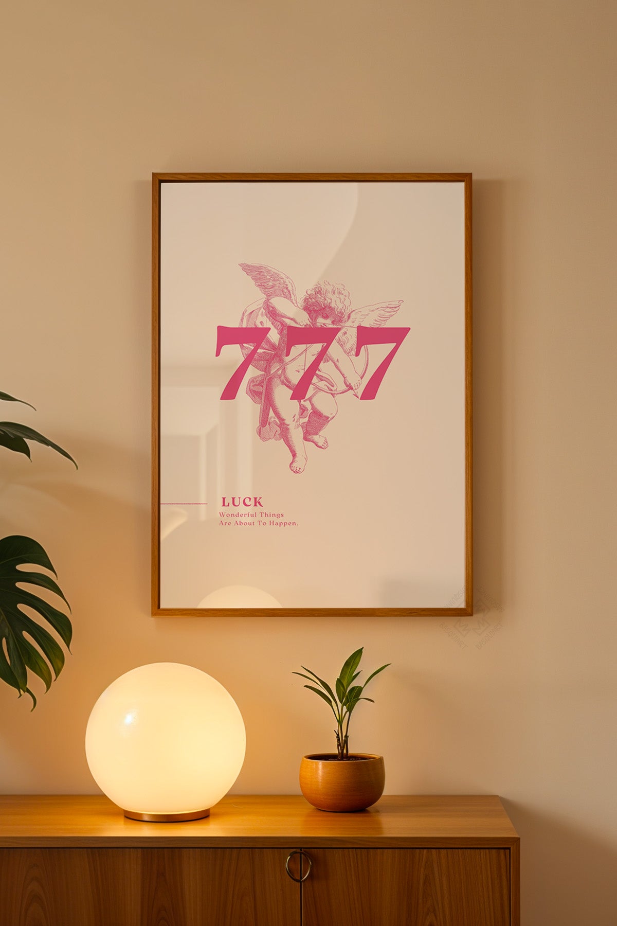 Lucky You Serisi Ahşap Çerçeveli Poster, Tablo Duvar Dekoru No:46