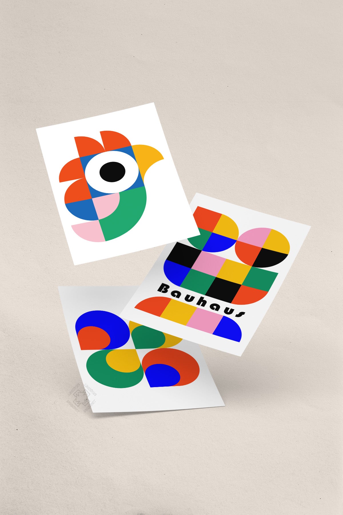 Bauhaus 9'lu Poster Seti, Duvar Dekoru No:5
