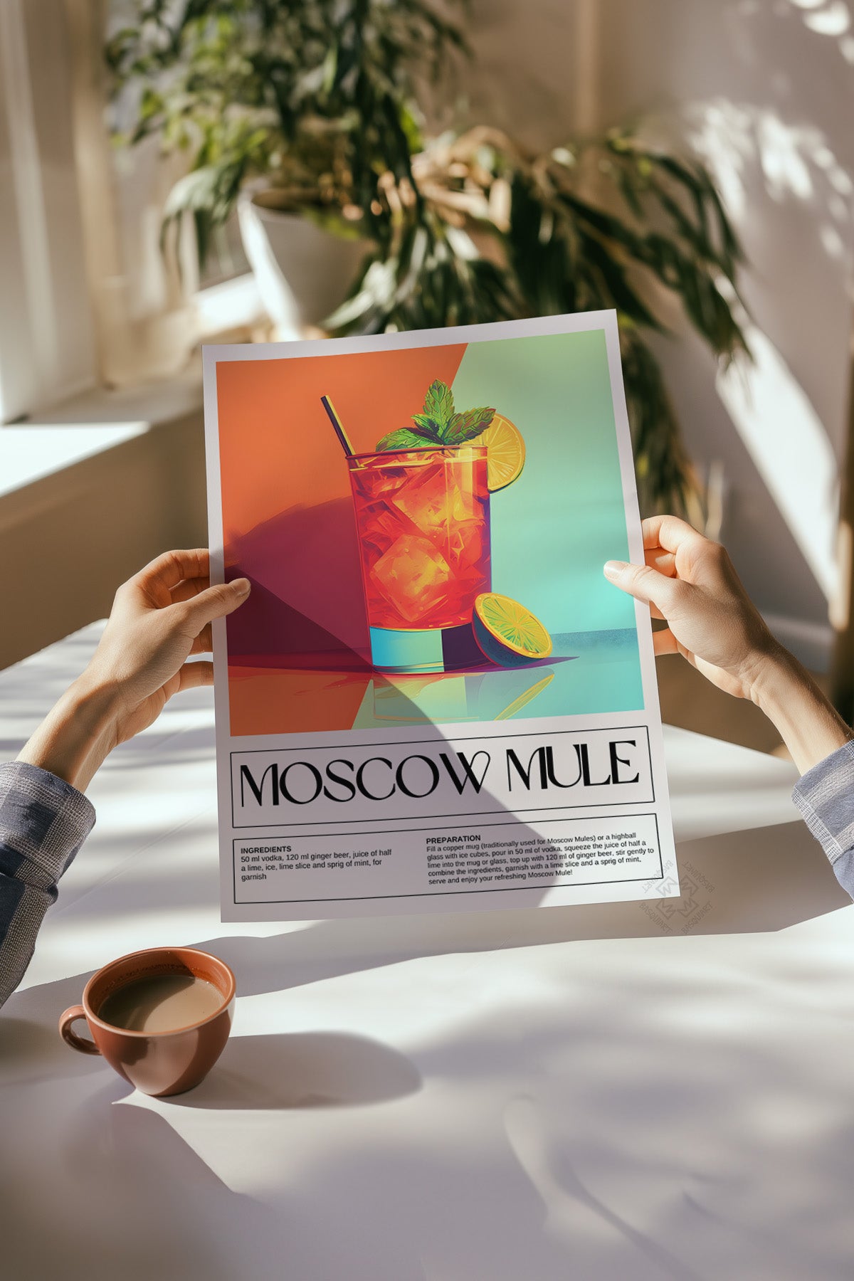 Kokteyl Serisi Poster, Cafe, Restoran, Mutfak Duvar Dekoru No:11