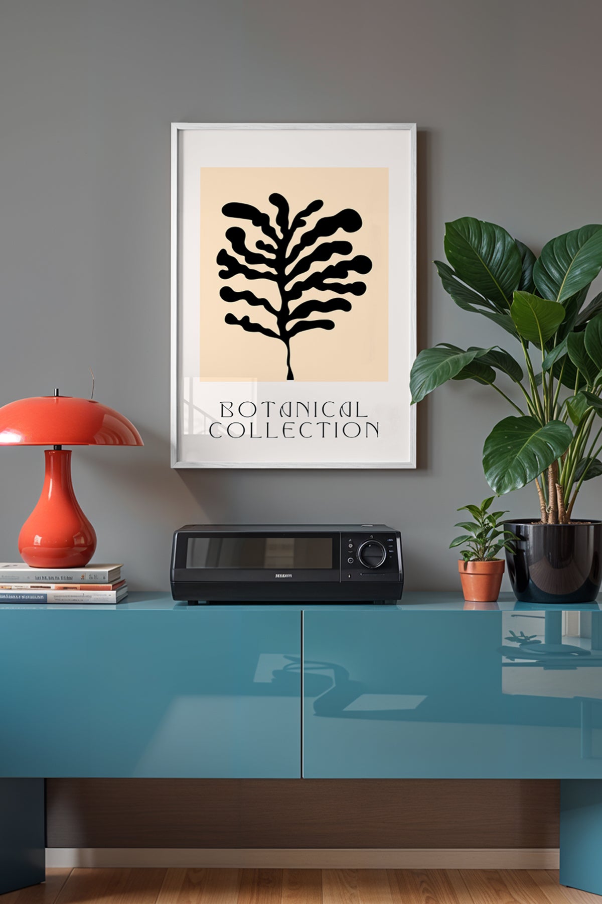Bohemian Serisi Beyaz Çerçeveli Poster, Tablo No:123