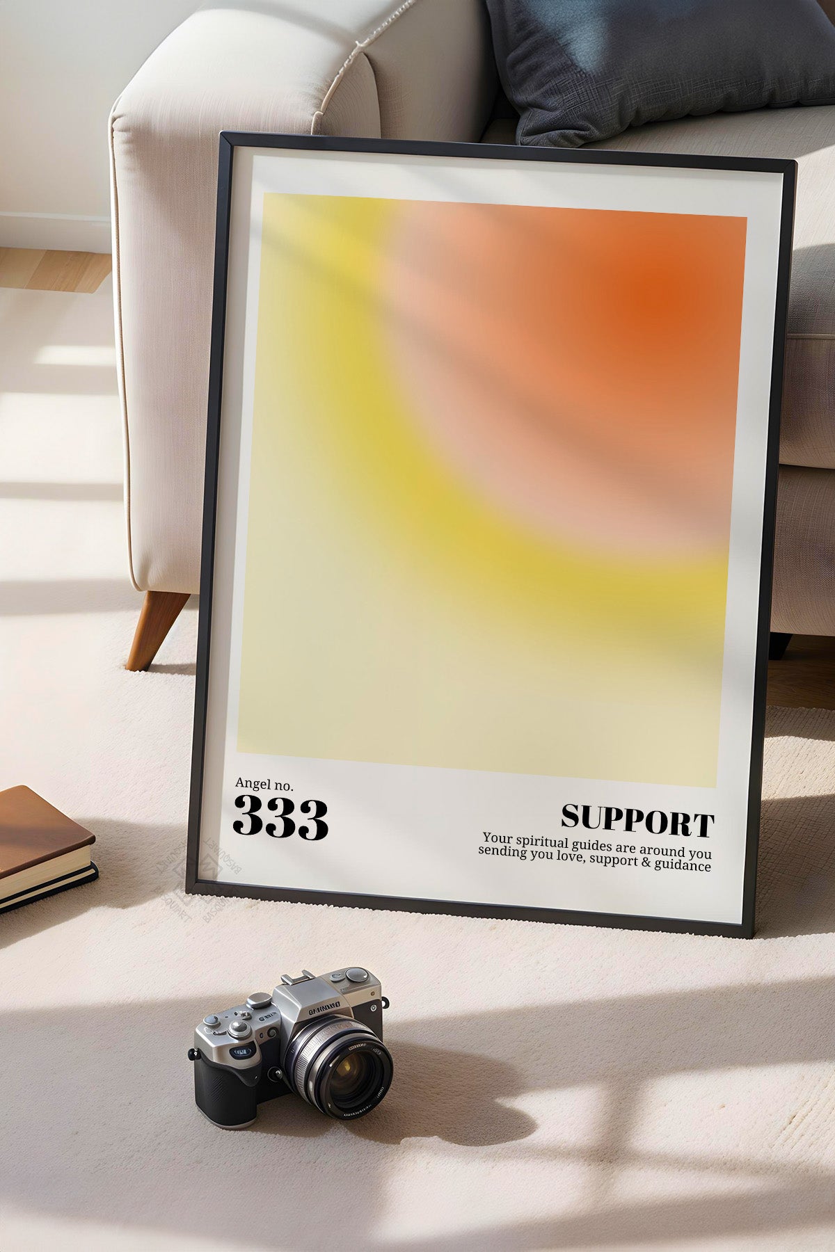 Aura Serisi Siyah Çerçeveli Poster, Tablo No:1