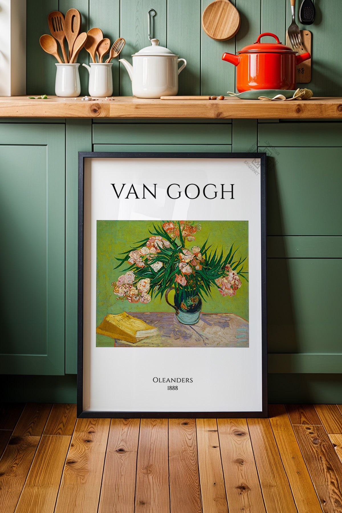 Vincent Van Gogh Serisi Siyah Çerçeveli Poster, Tablo Duvar Dekoru No:9