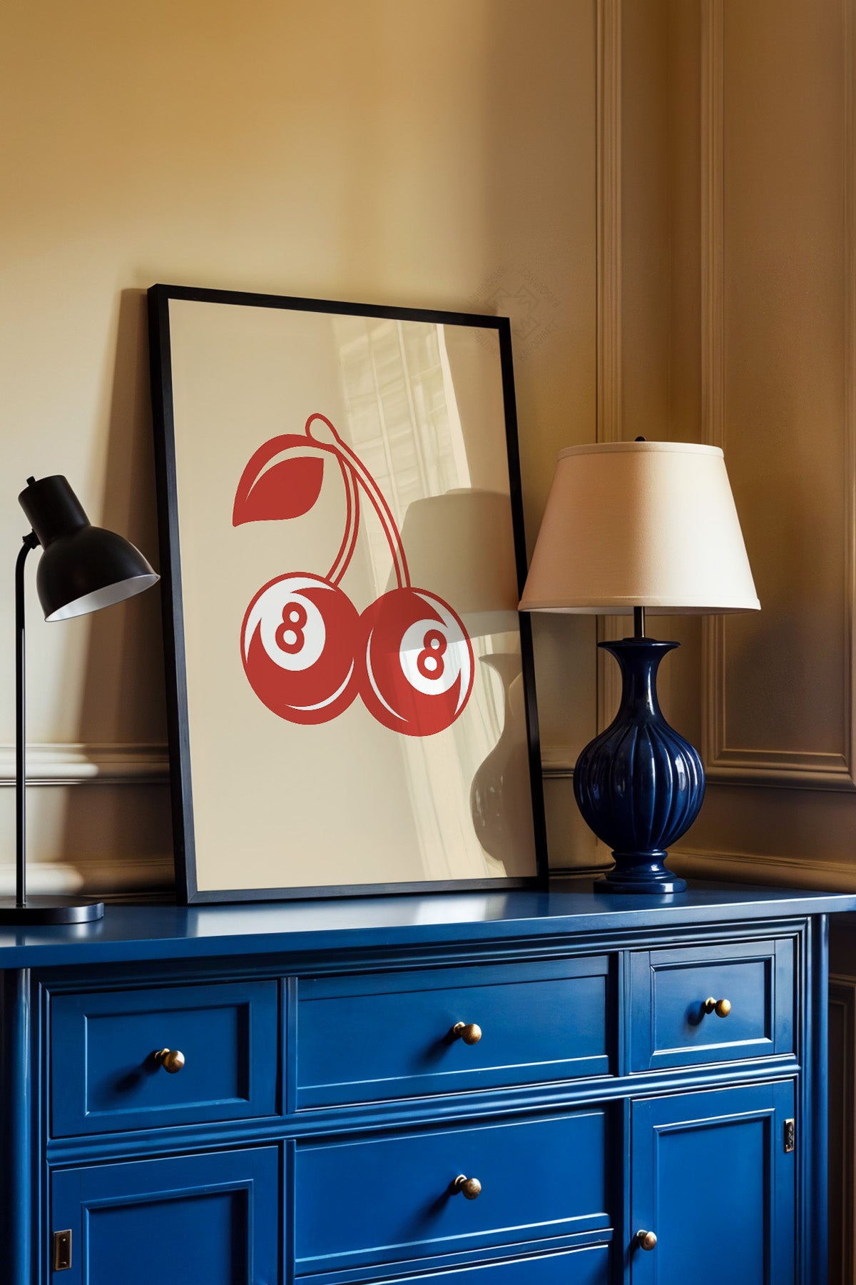 Lucky You Serisi Siyah Çerçeveli Poster, Tablo Duvar Dekoru No:69