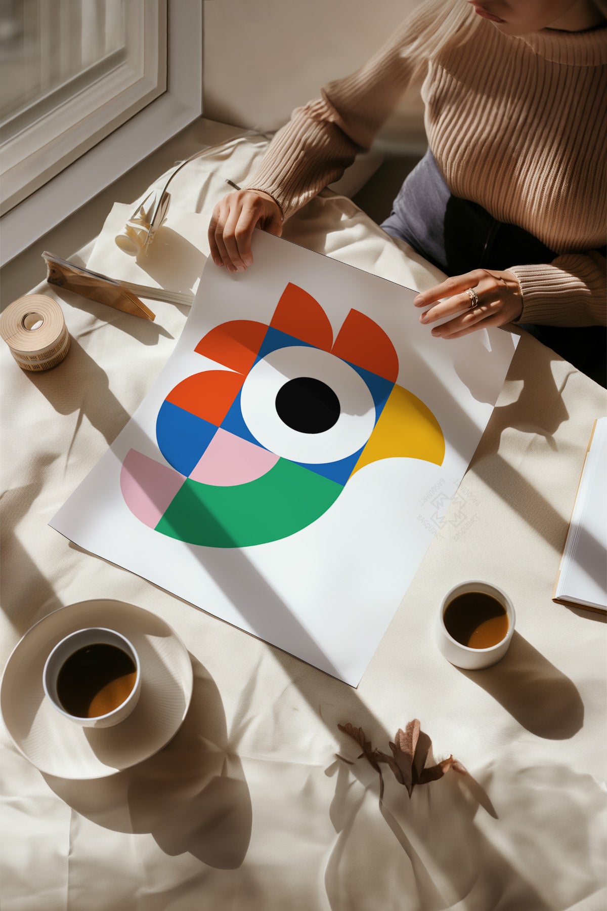 Bauhaus Serisi Poster, Duvar Dekoru No:10