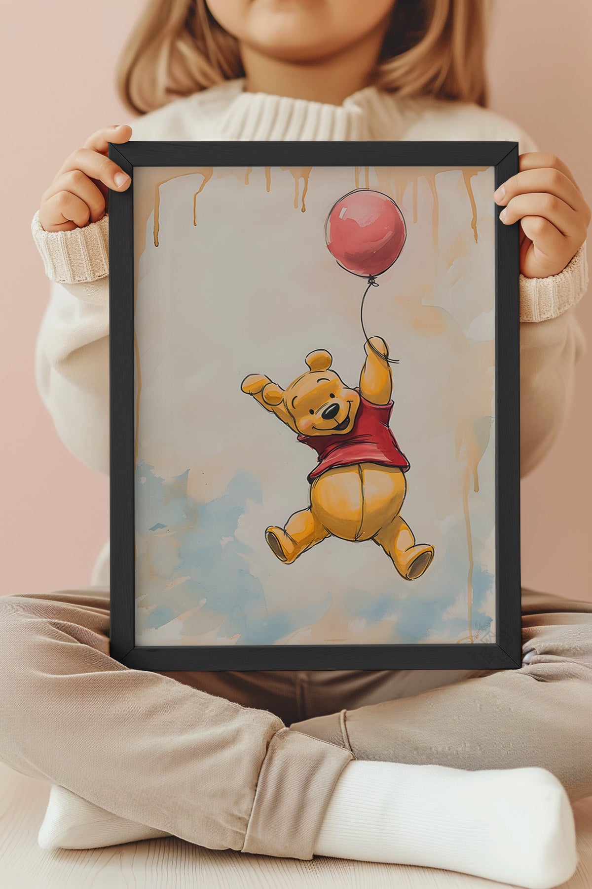 Çocuk Odası, Bebek Odası Siyah Çerçeveli Poster, Tablo No:69