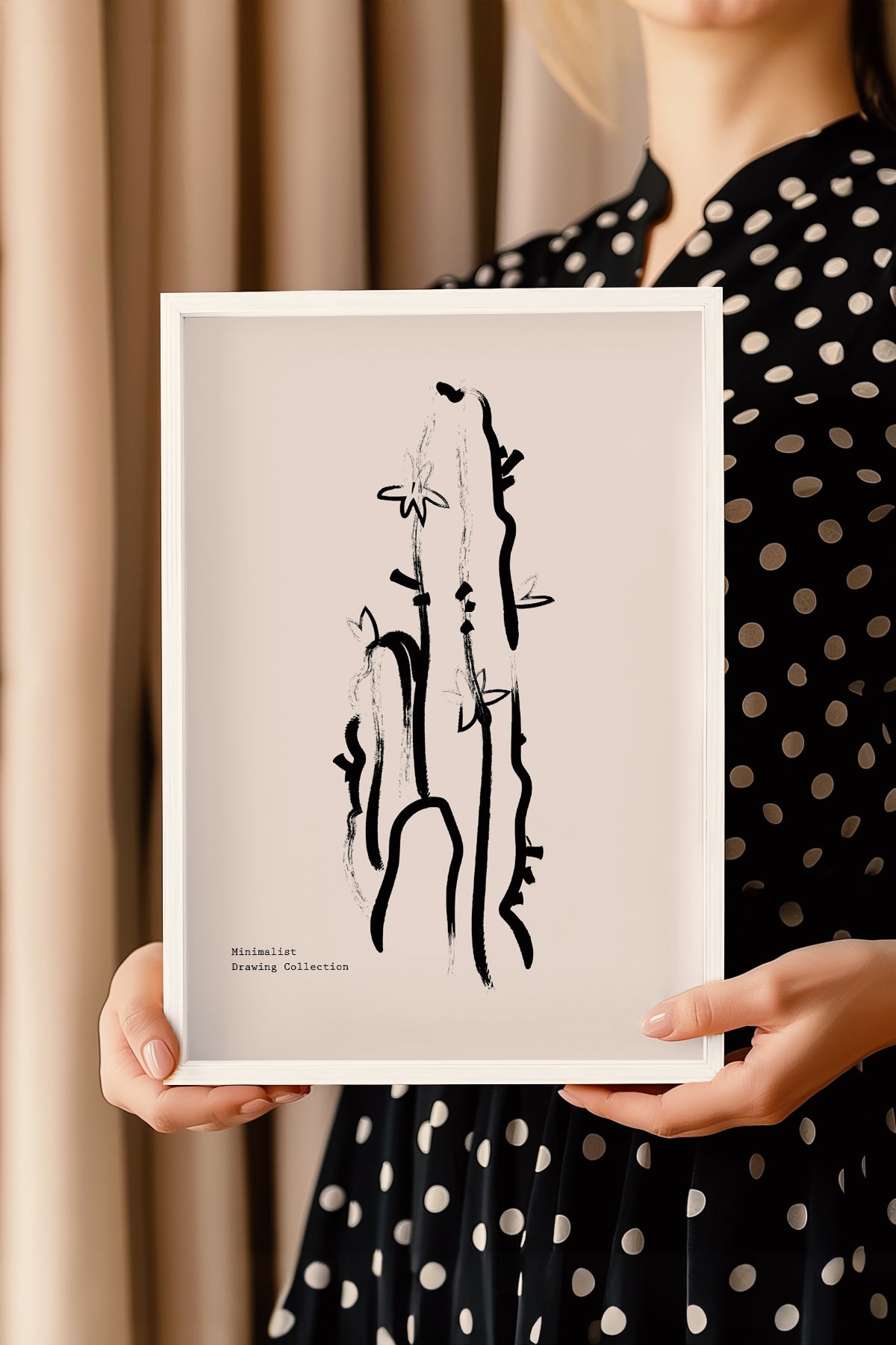 Bohemian Serisi Beyaz Çerçeveli Poster, Tablo No:130