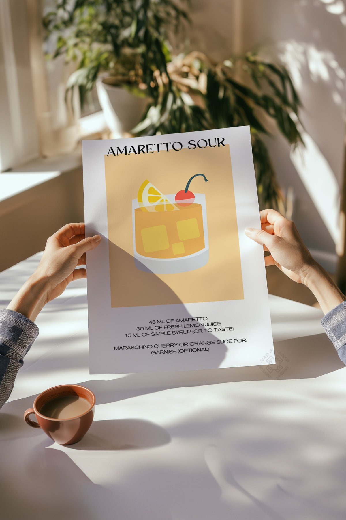 Kokteyl Serisi Poster, Cafe, Restoran, Mutfak Duvar Dekoru No:17