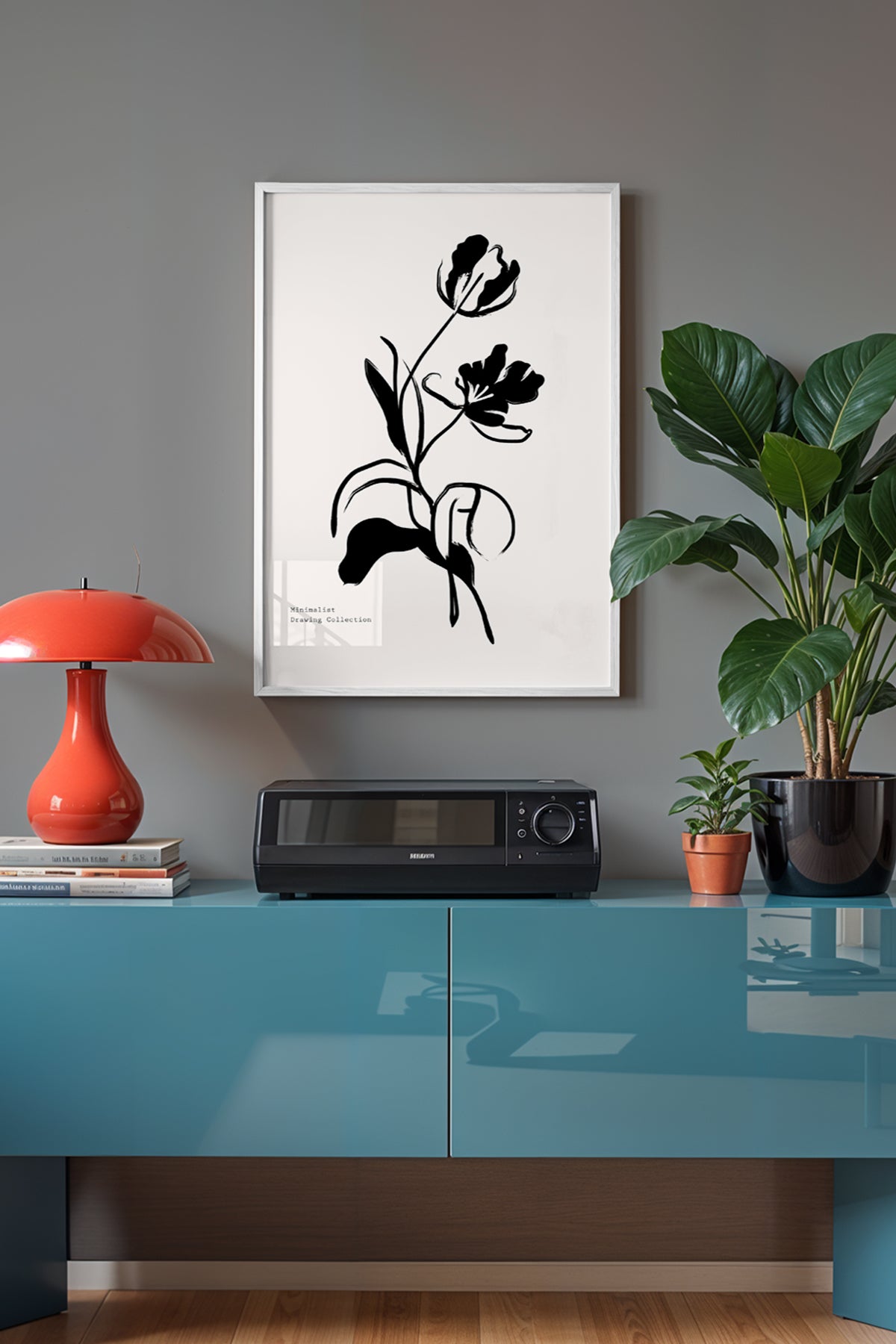 Bohemian Serisi Beyaz Çerçeveli Poster, Tablo No:112