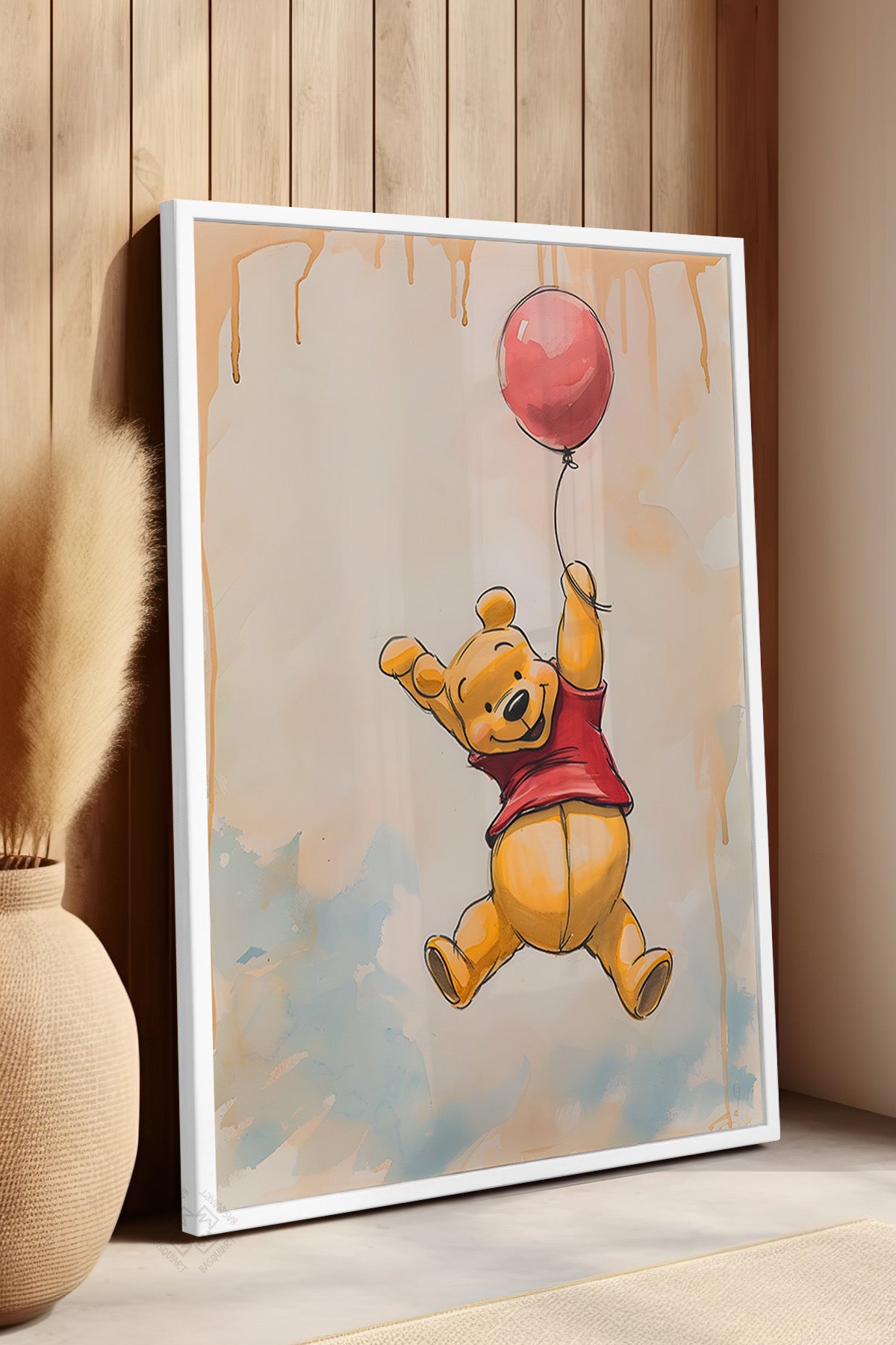 Çocuk Odası, Bebek Odası Beyaz Çerçeveli Poster, Tablo No:69