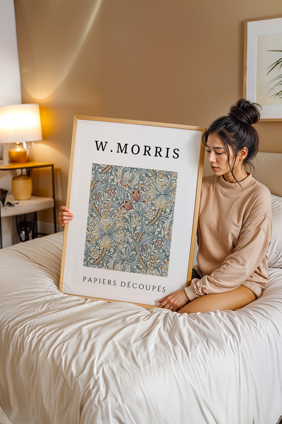 William Morris Serisi Ahşap Çerçeveli Poster, Tablo Duvar Dekoru No:18