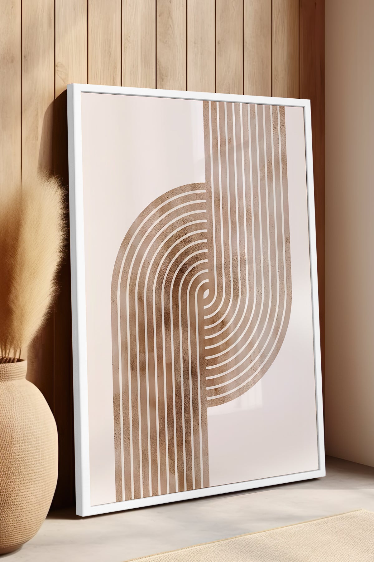 Bohemian Serisi Beyaz Çerçeveli Poster, Tablo No:37