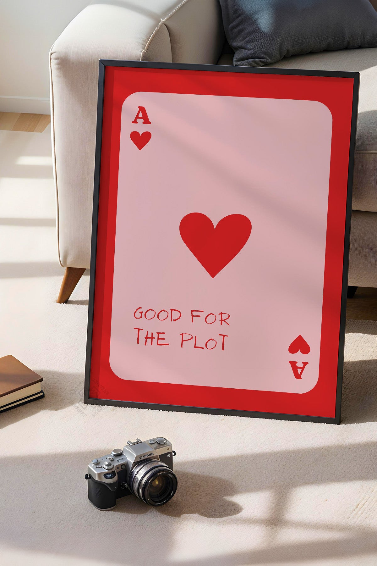Lucky You Serisi Siyah Çerçeveli Poster, Tablo Duvar Dekoru No:80