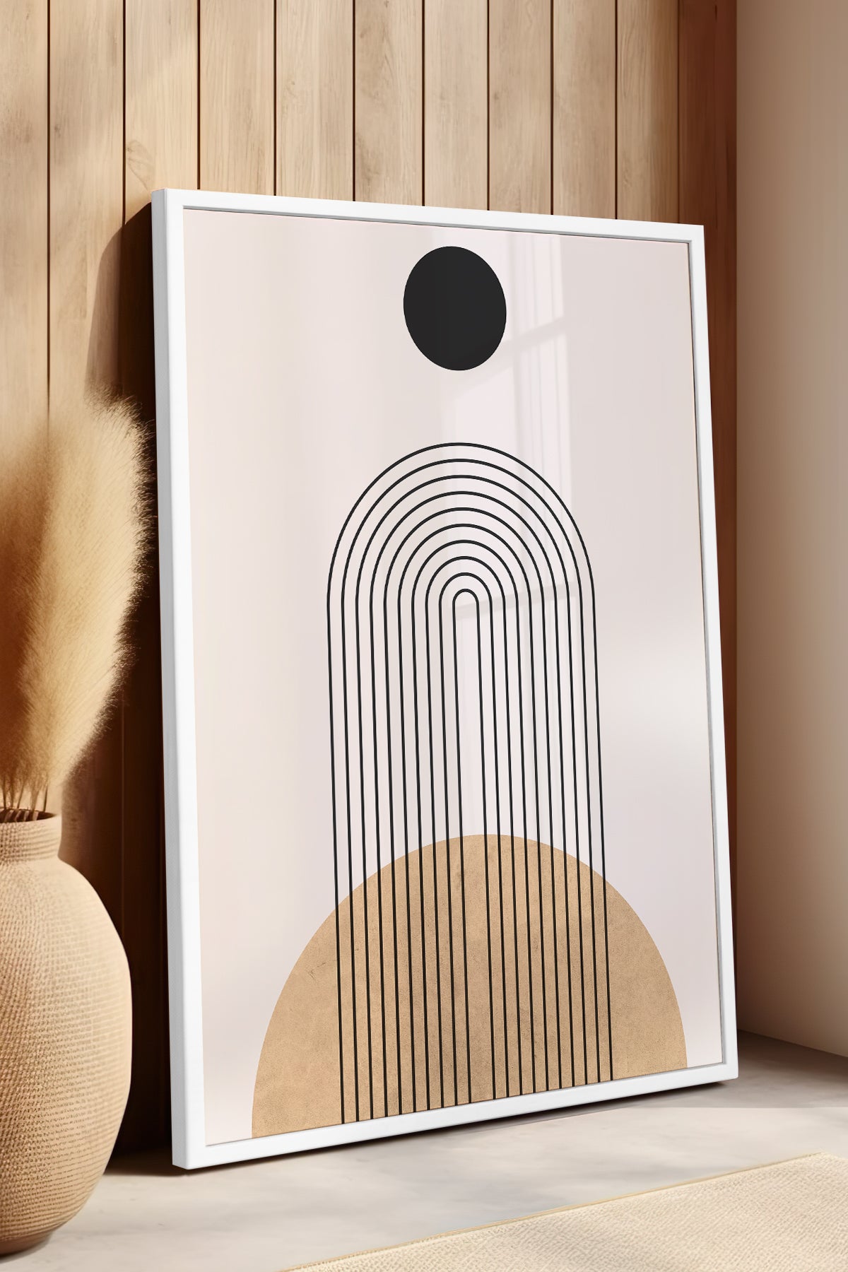 Bohemian Serisi Beyaz Çerçeveli Poster, Tablo No:2