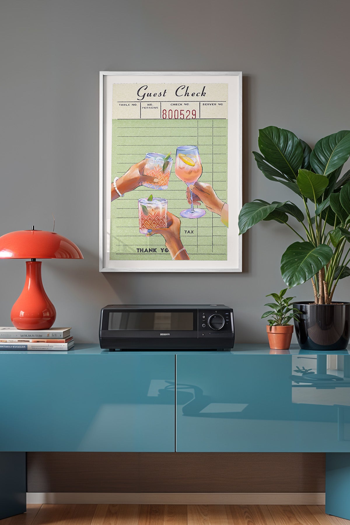 Lucky You Serisi Beyaz Çerçeveli Poster, Tablo Duvar Dekoru No:136