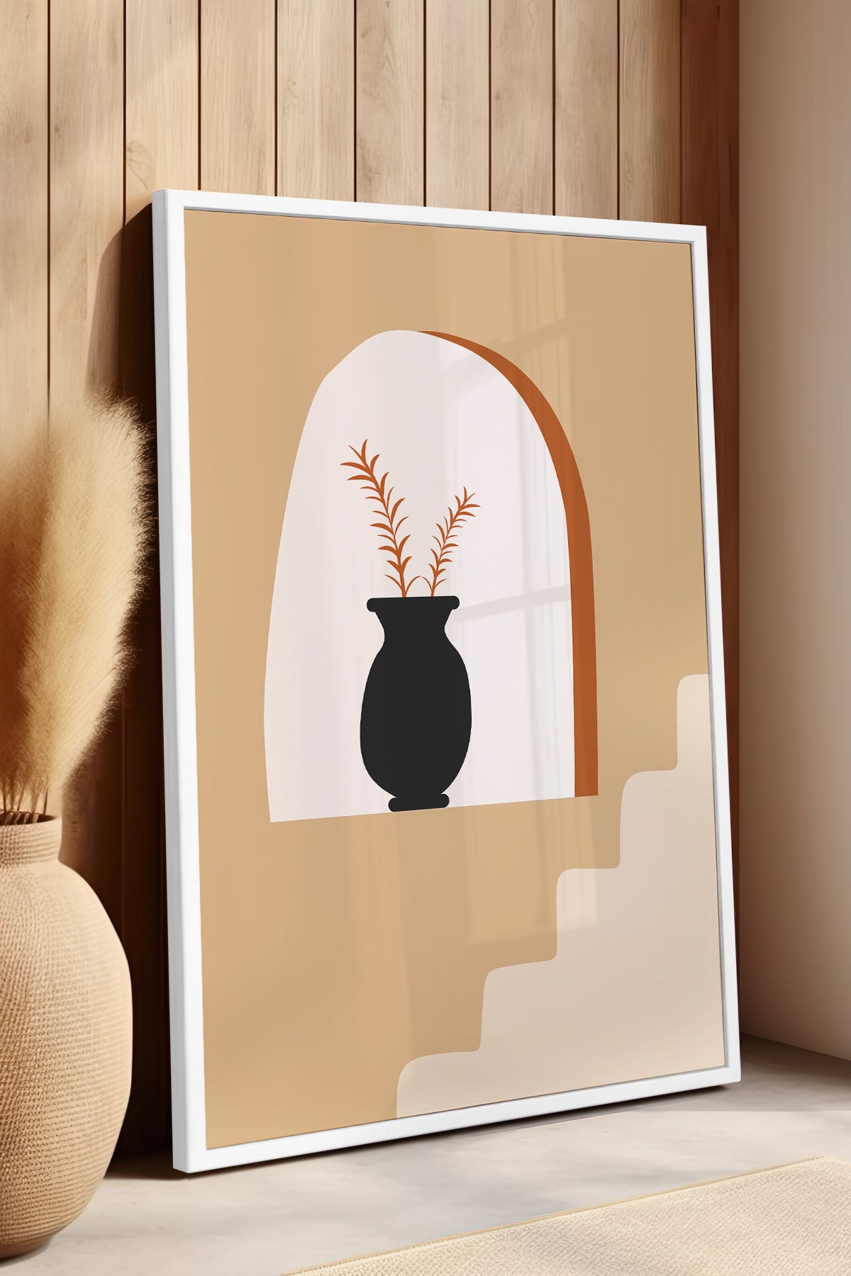 Bohemian Serisi Beyaz Çerçeveli Poster, Tablo No:20