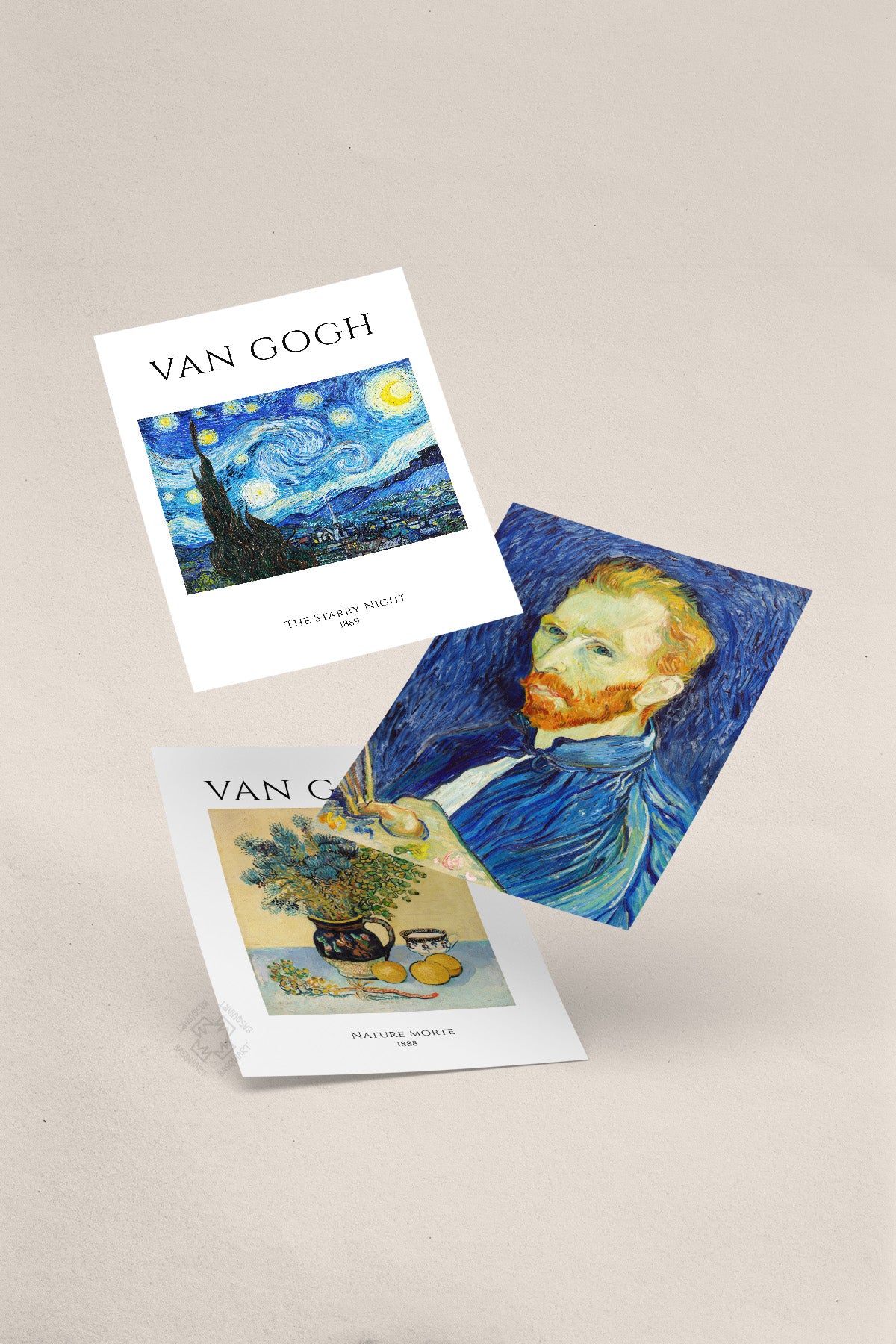 Van Gogh 9'lu Poster Seti, Duvar Dekoru No:1