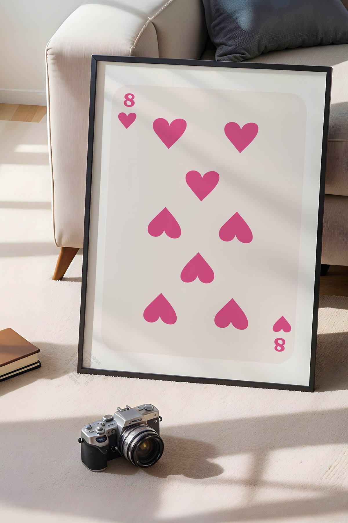 Lucky You Serisi Siyah Çerçeveli Poster, Tablo Duvar Dekoru No:60