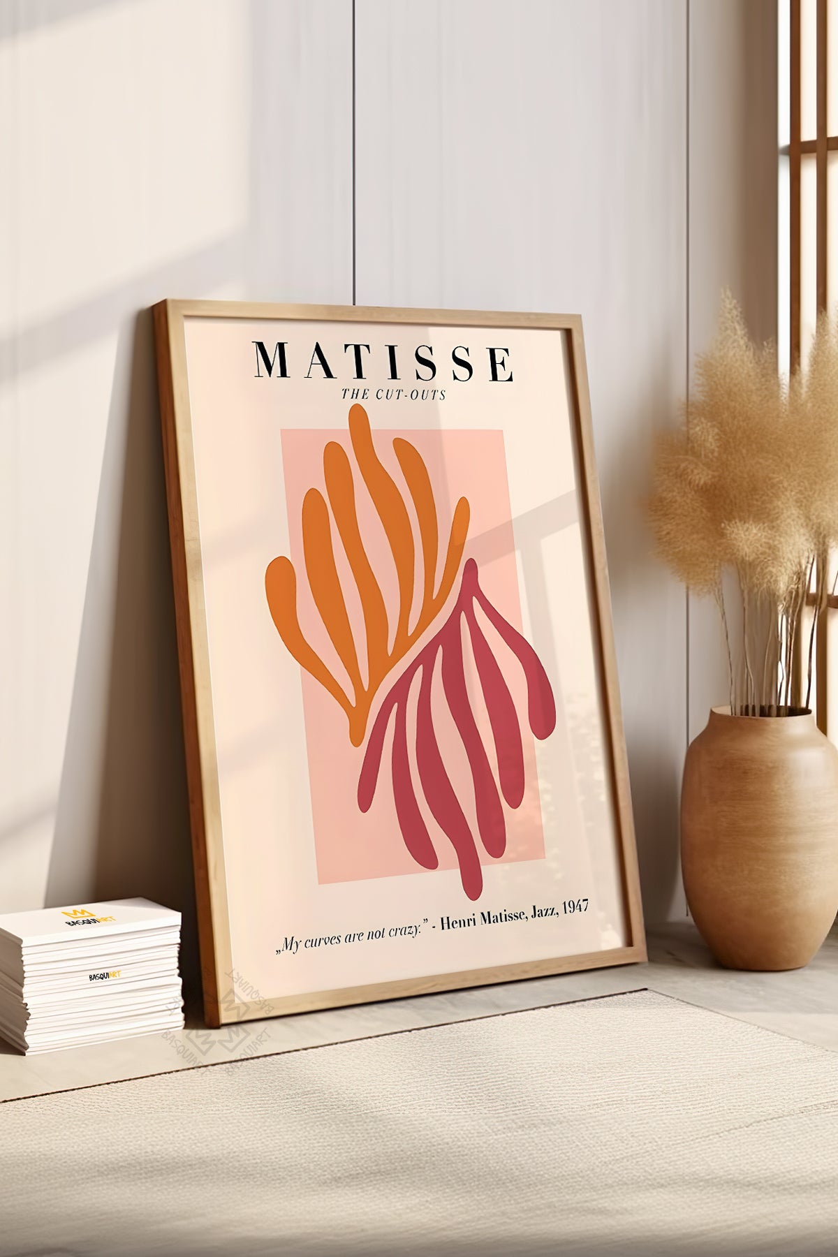 Bohemian Serisi Ahşap Çerçeveli Poster, Tablo No:160