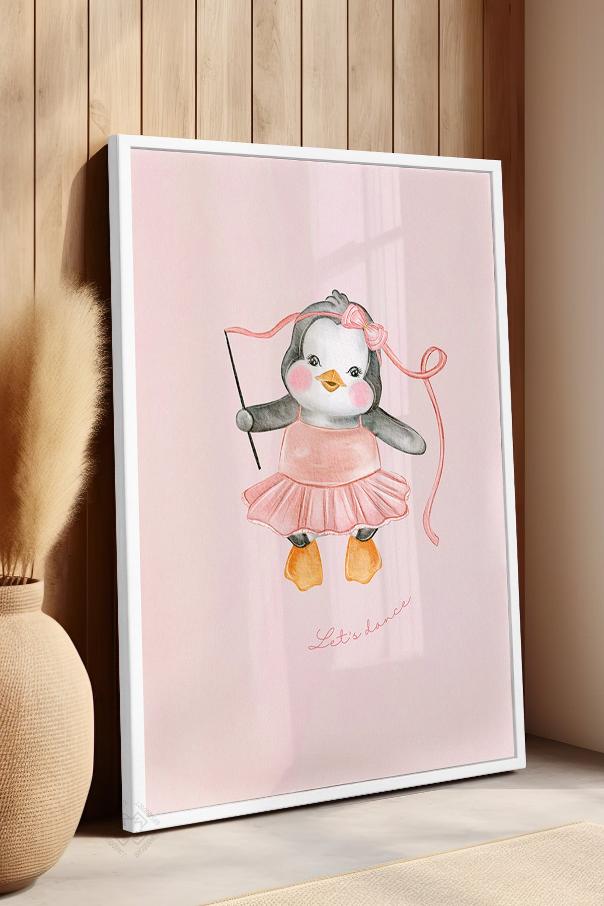 Çocuk Odası, Bebek Odası Beyaz Çerçeveli Poster, Tablo No:37