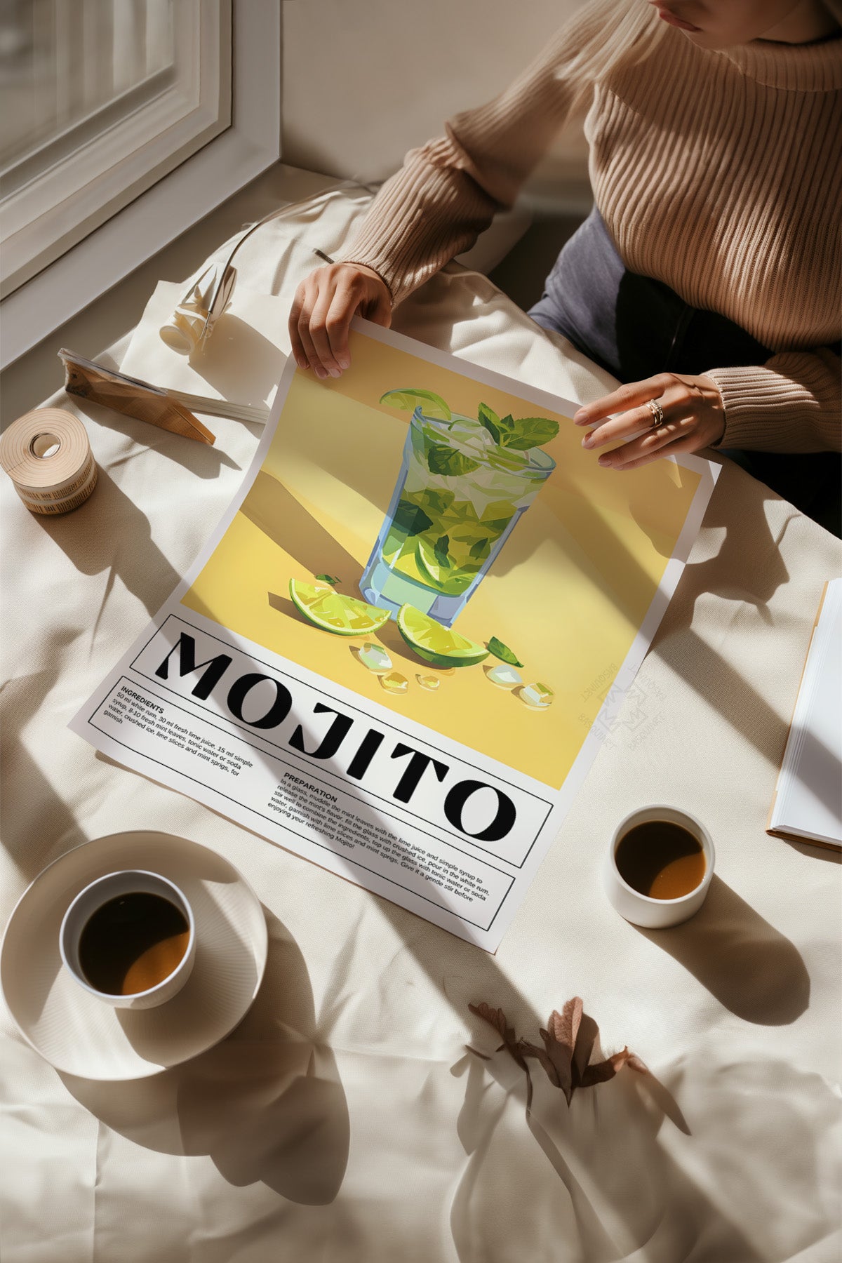 Kokteyl Serisi Poster, Cafe, Restoran, Mutfak Duvar Dekoru No:4