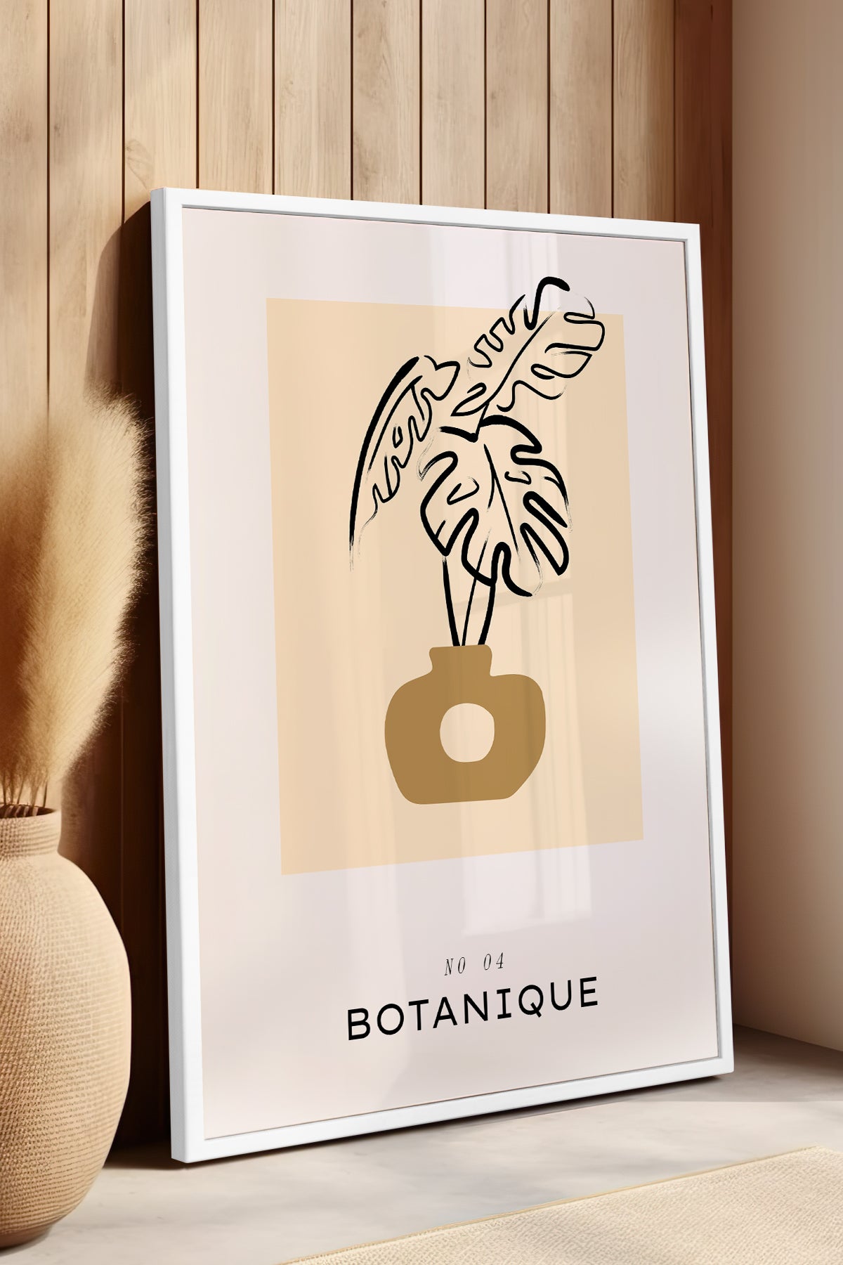 Bohemian Serisi Beyaz Çerçeveli Poster, Tablo No:122