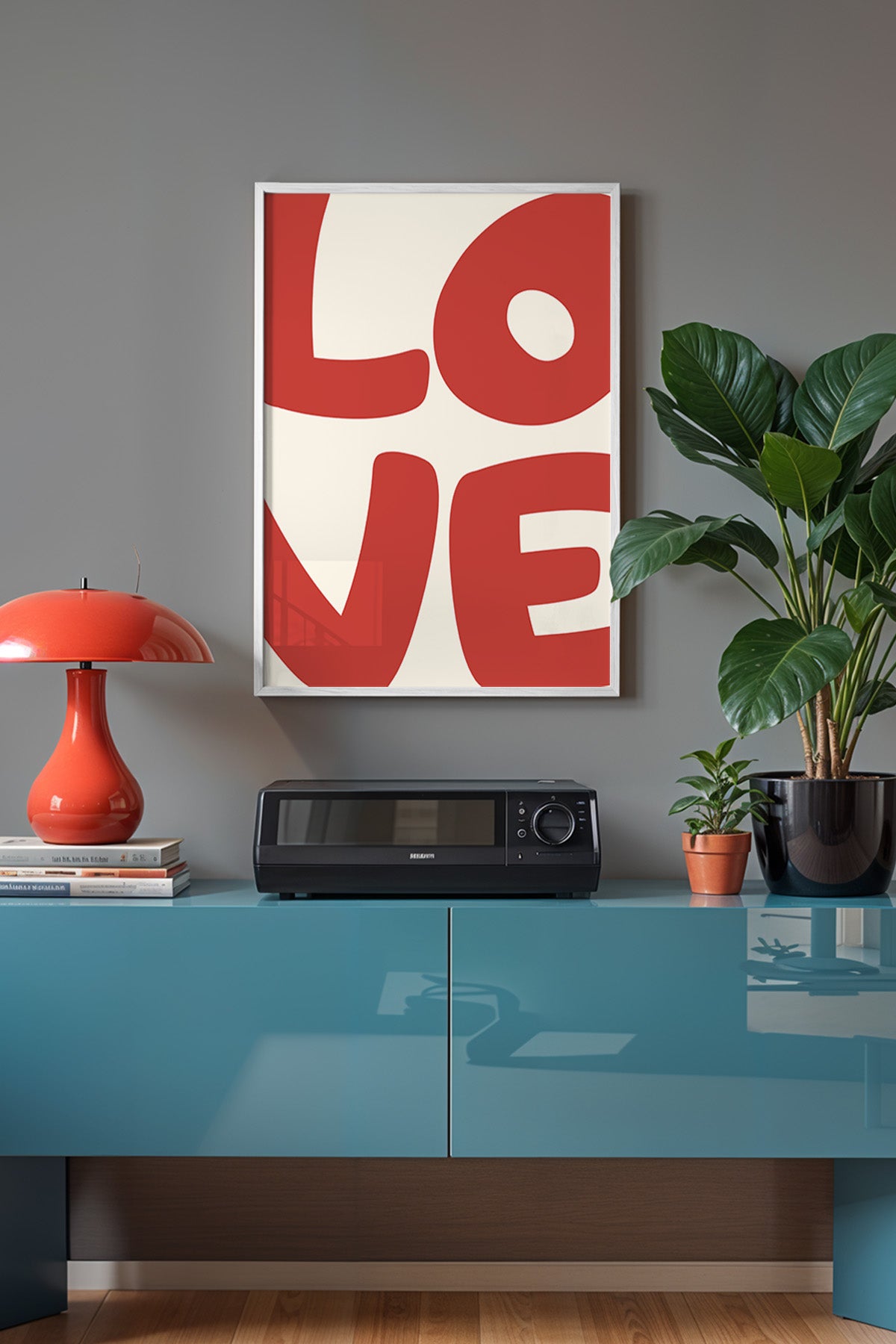 Lucky You Serisi Beyaz Çerçeveli Poster, Tablo Duvar Dekoru No:64