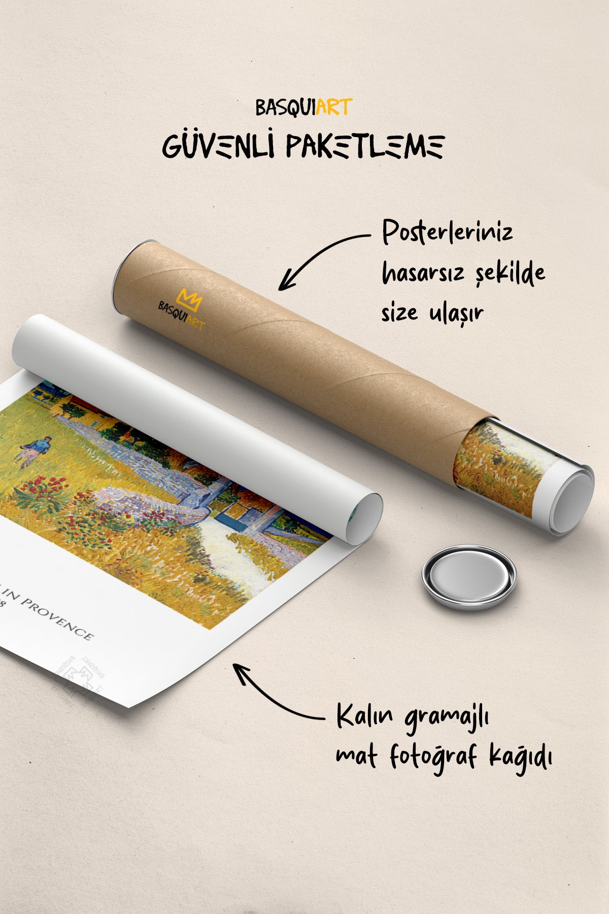 Vincent Van Gogh Serisi Poster, Duvar Dekoru No:22