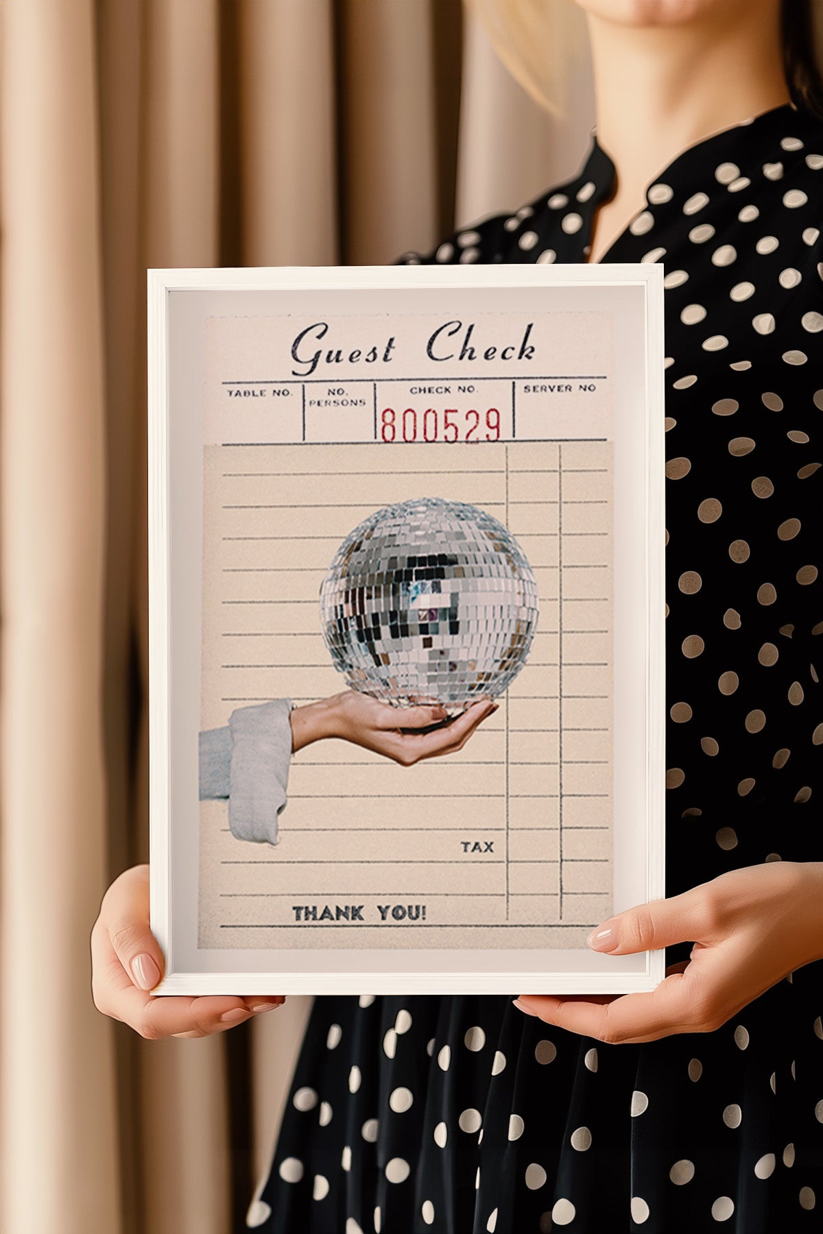 Lucky You Serisi Beyaz Çerçeveli Poster, Tablo Duvar Dekoru No:12