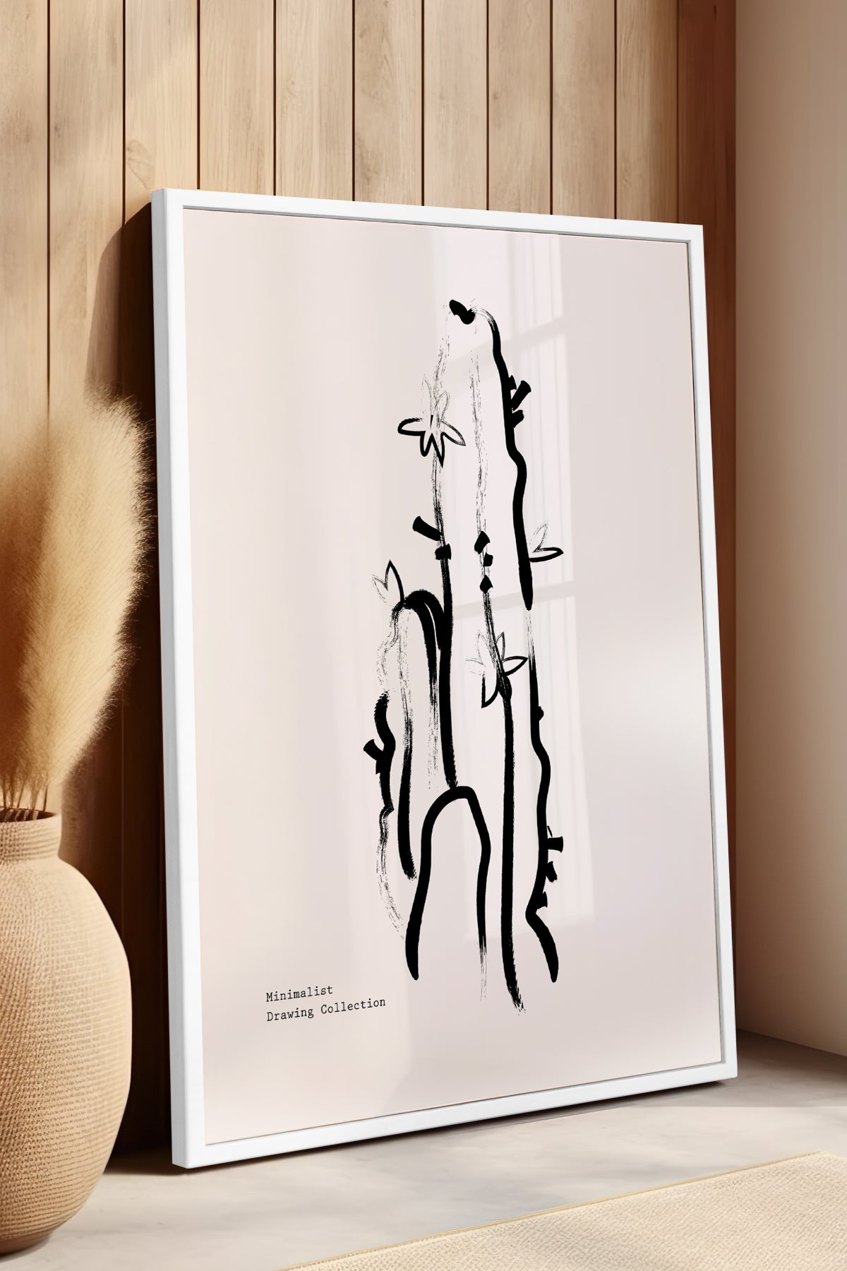 Bohemian Serisi Beyaz Çerçeveli Poster, Tablo No:130