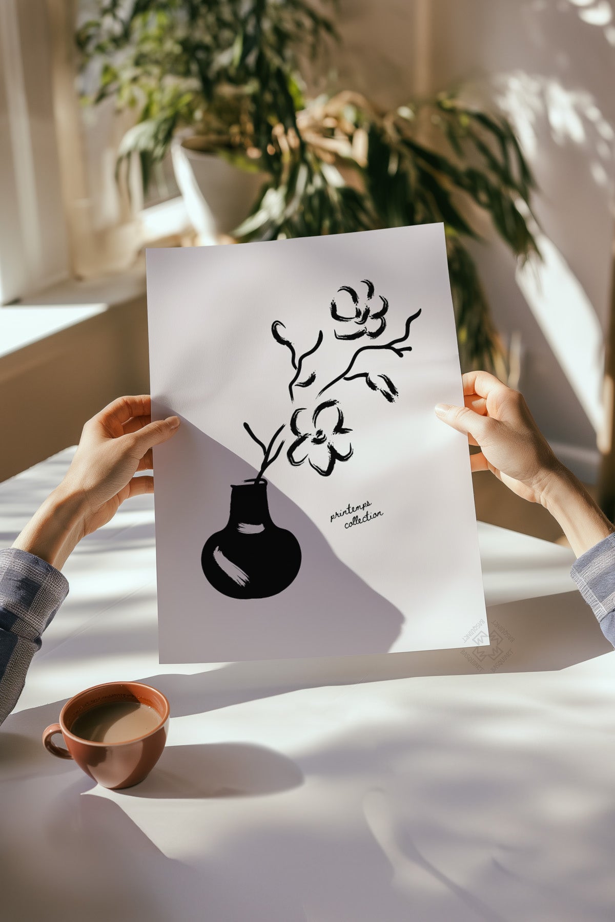 Modern Minimal 4'lü Poster Seti, Duvar Dekoru No:15