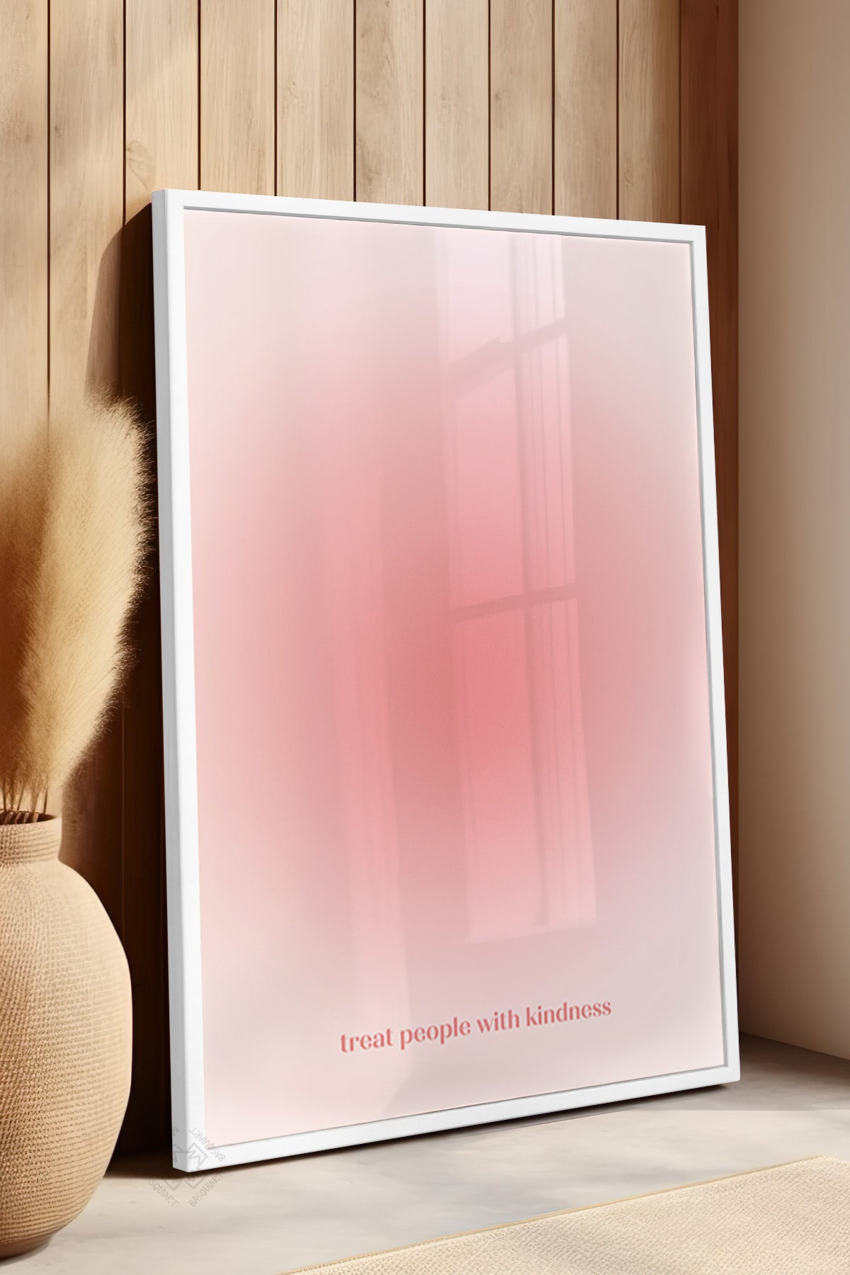 Aura Serisi Beyaz Çerçeveli Poster, Tablo No:182