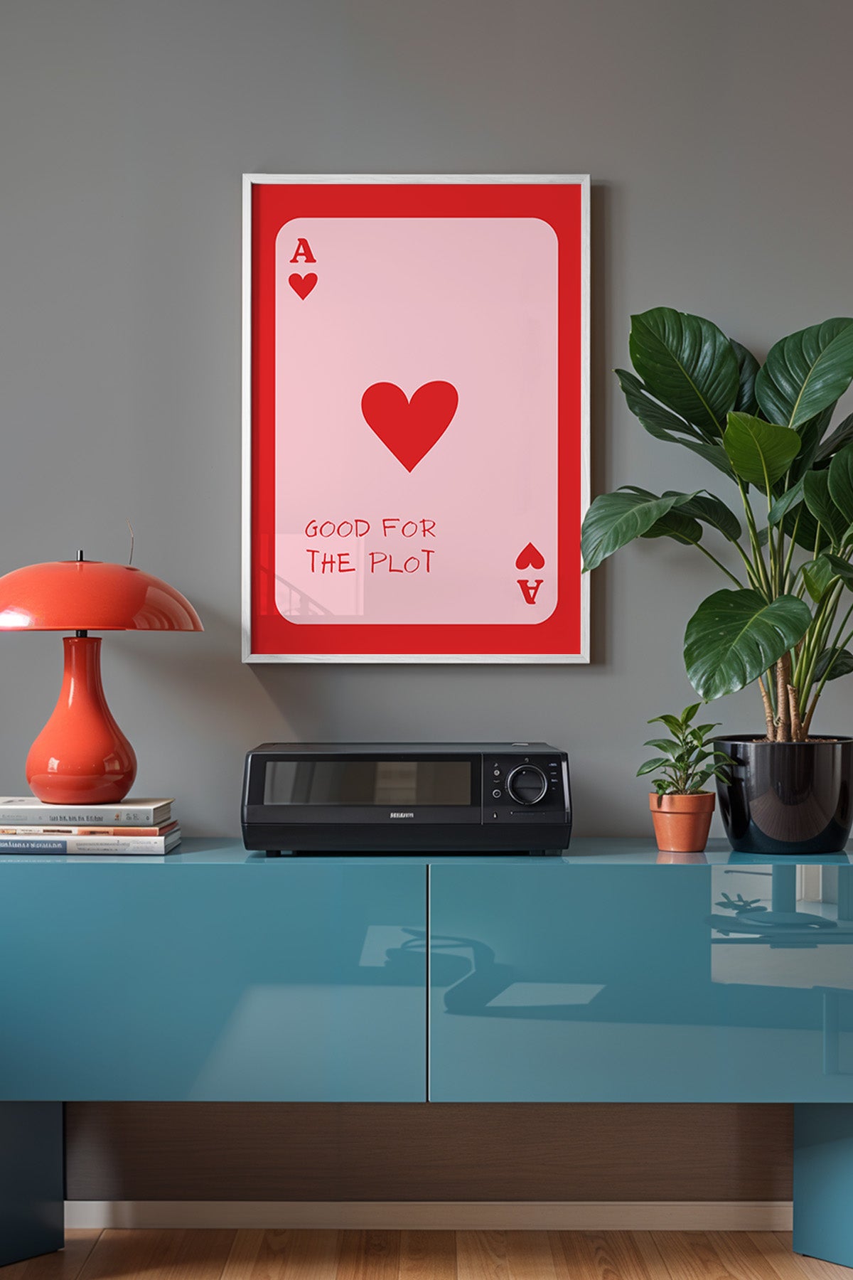 Lucky You Serisi Beyaz Çerçeveli Poster, Tablo Duvar Dekoru No:80
